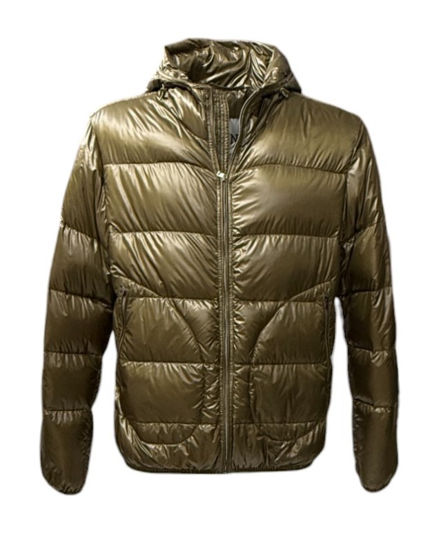 Herno piumino in nylon ultralight verde militare