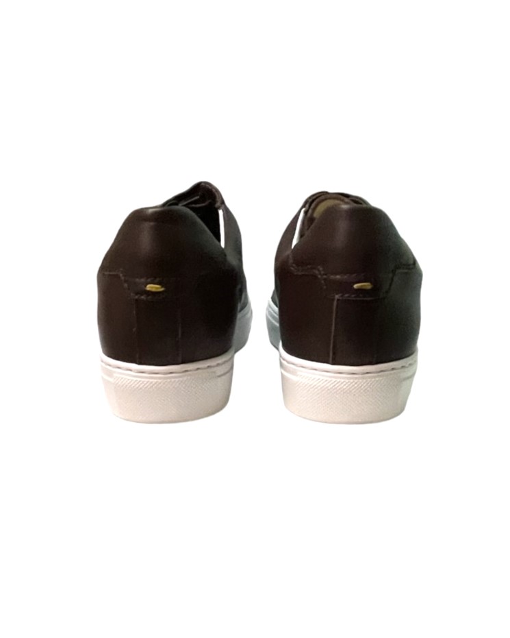 Sneakers pelle ebano Doucal's