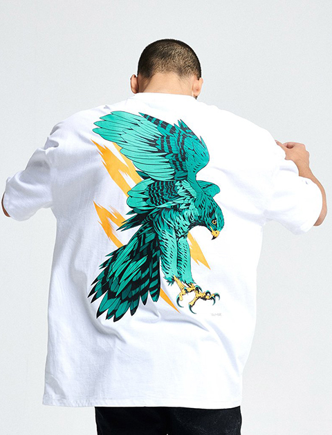 Dolly Noire Falco Pellegrino Oversize Tee