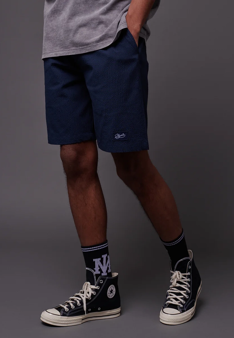 Dolly Noire Seersucker Jogger Shorts SS25