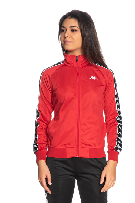 Kappa Felpa Con Zip Cotone E Poliestere Donna Mega Griffe