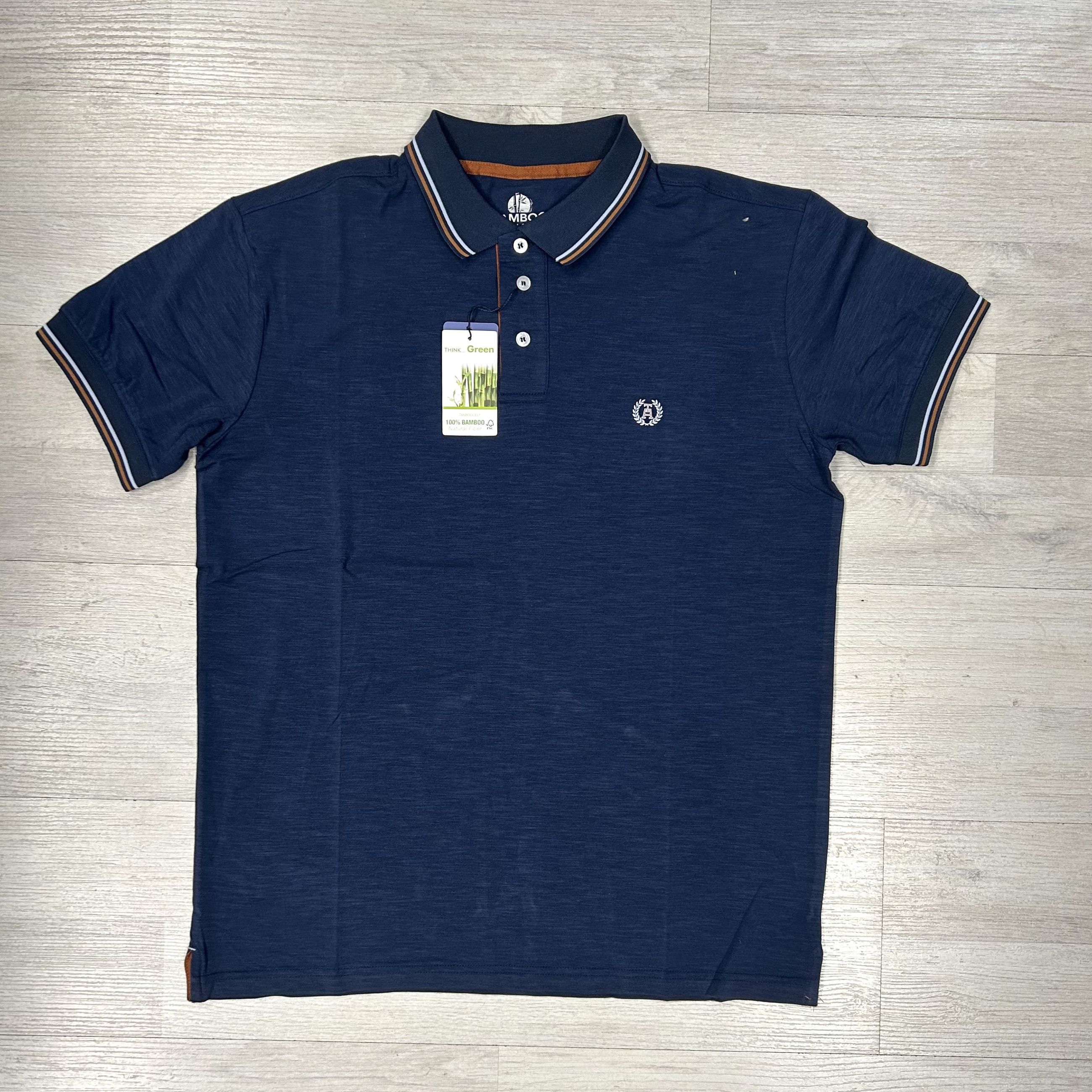 Polo uomo traspirante in bamboo naturale - No Way Sport
