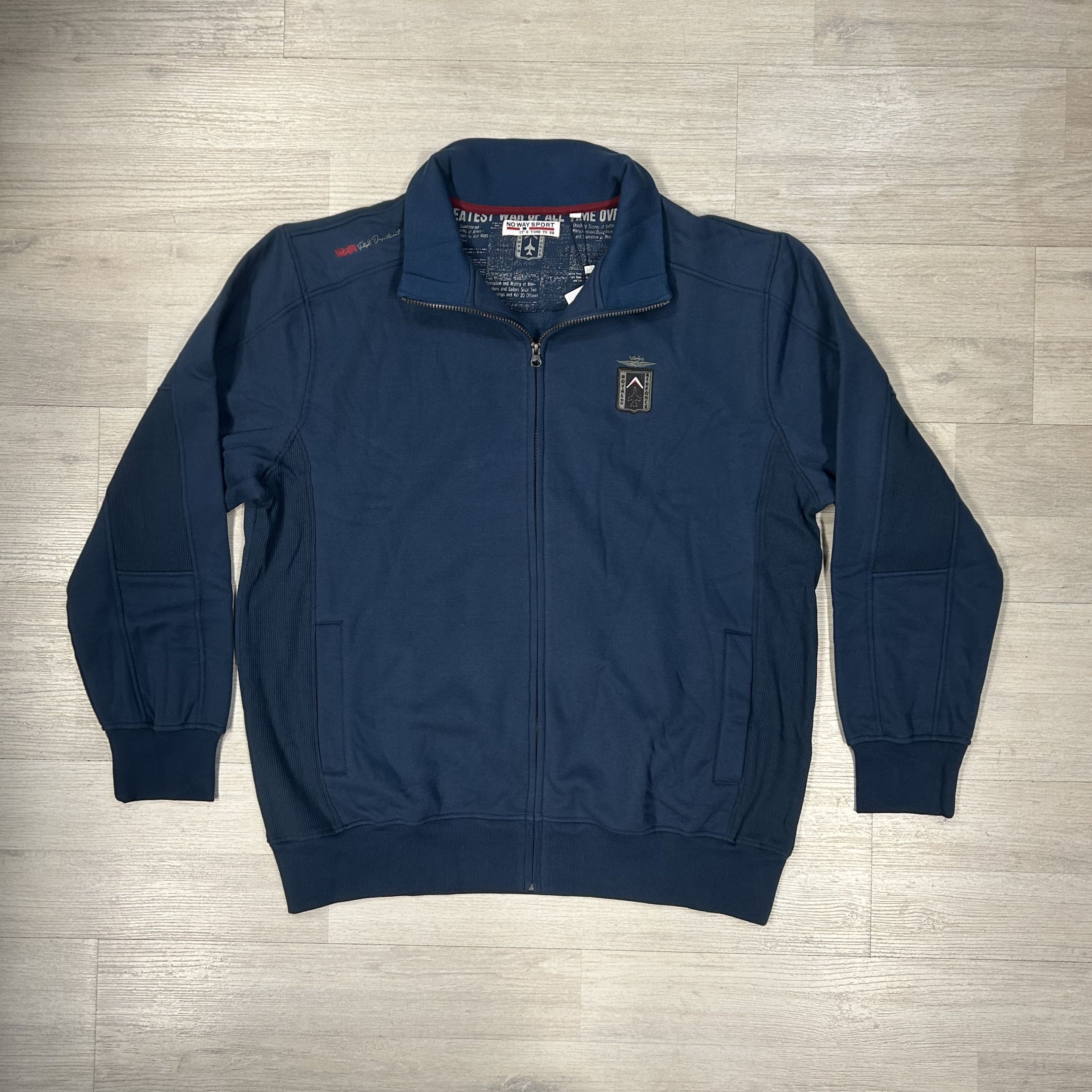 Felpa invernale uomo taglie grandi-modello full zip