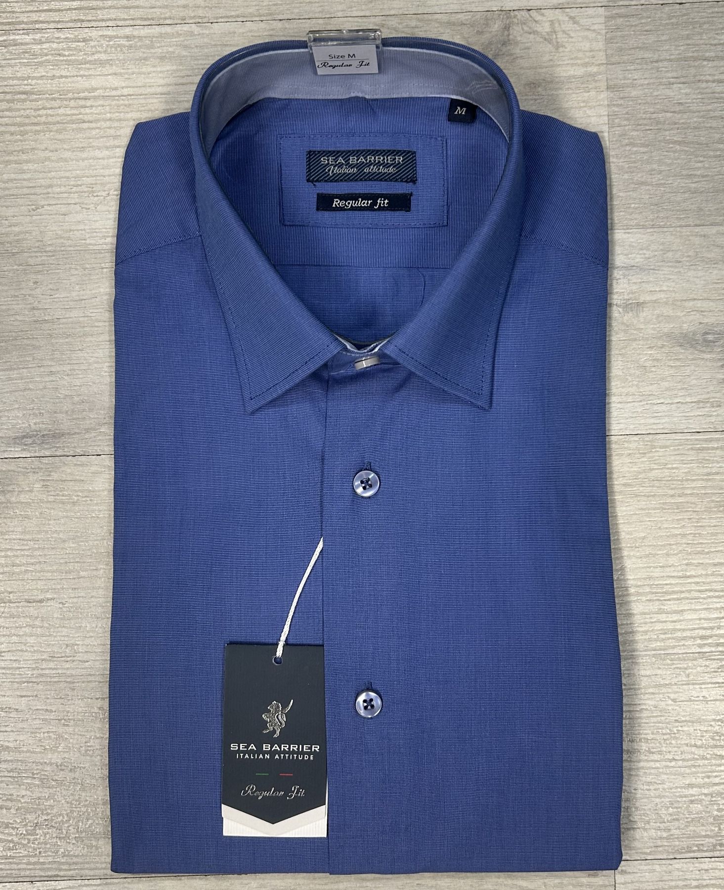 Camicia manica lunga 100% Cotone Sea Barrier articolo LAZZA