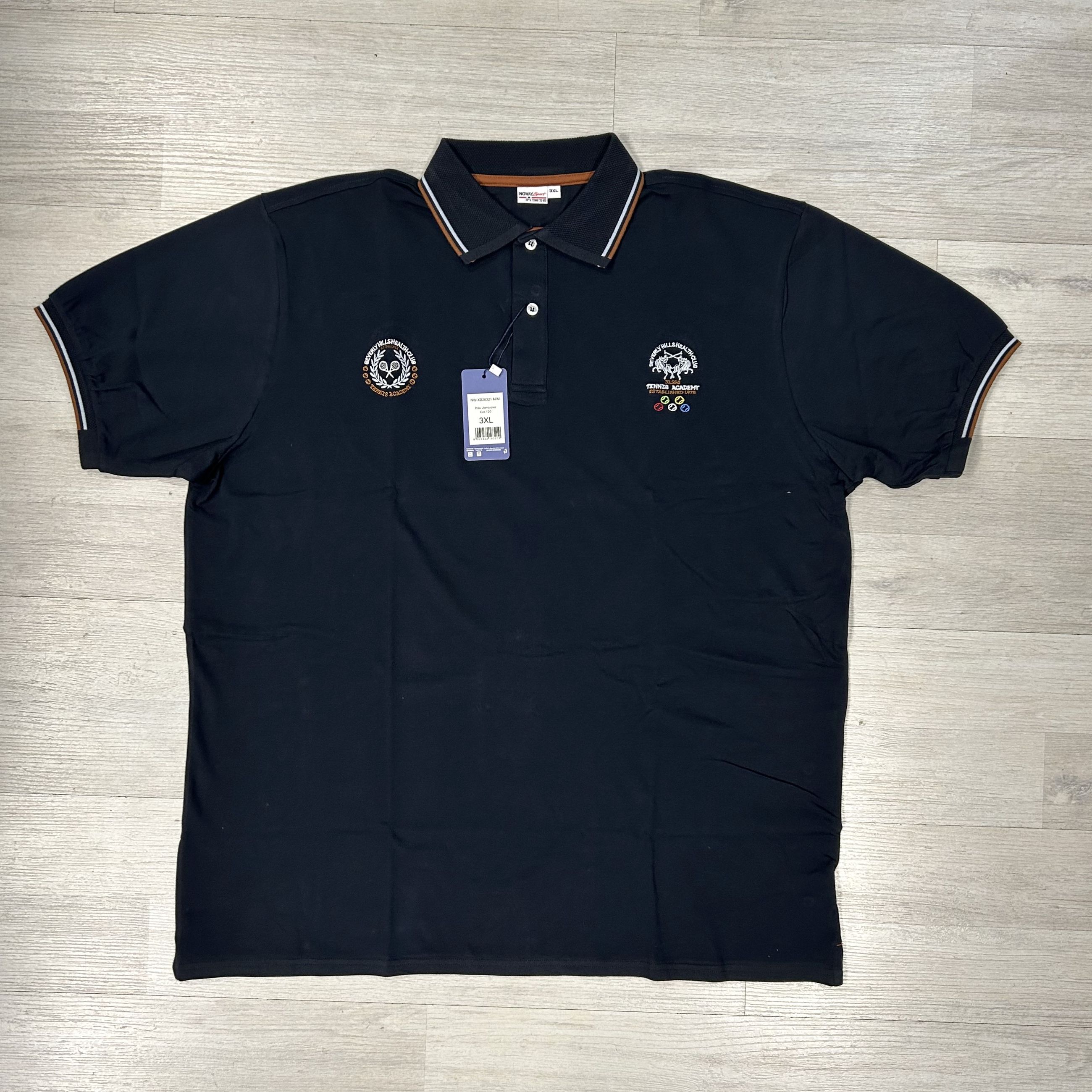 Polo uomo in cotone traspirante - Taglie Grandi No Way Sport
