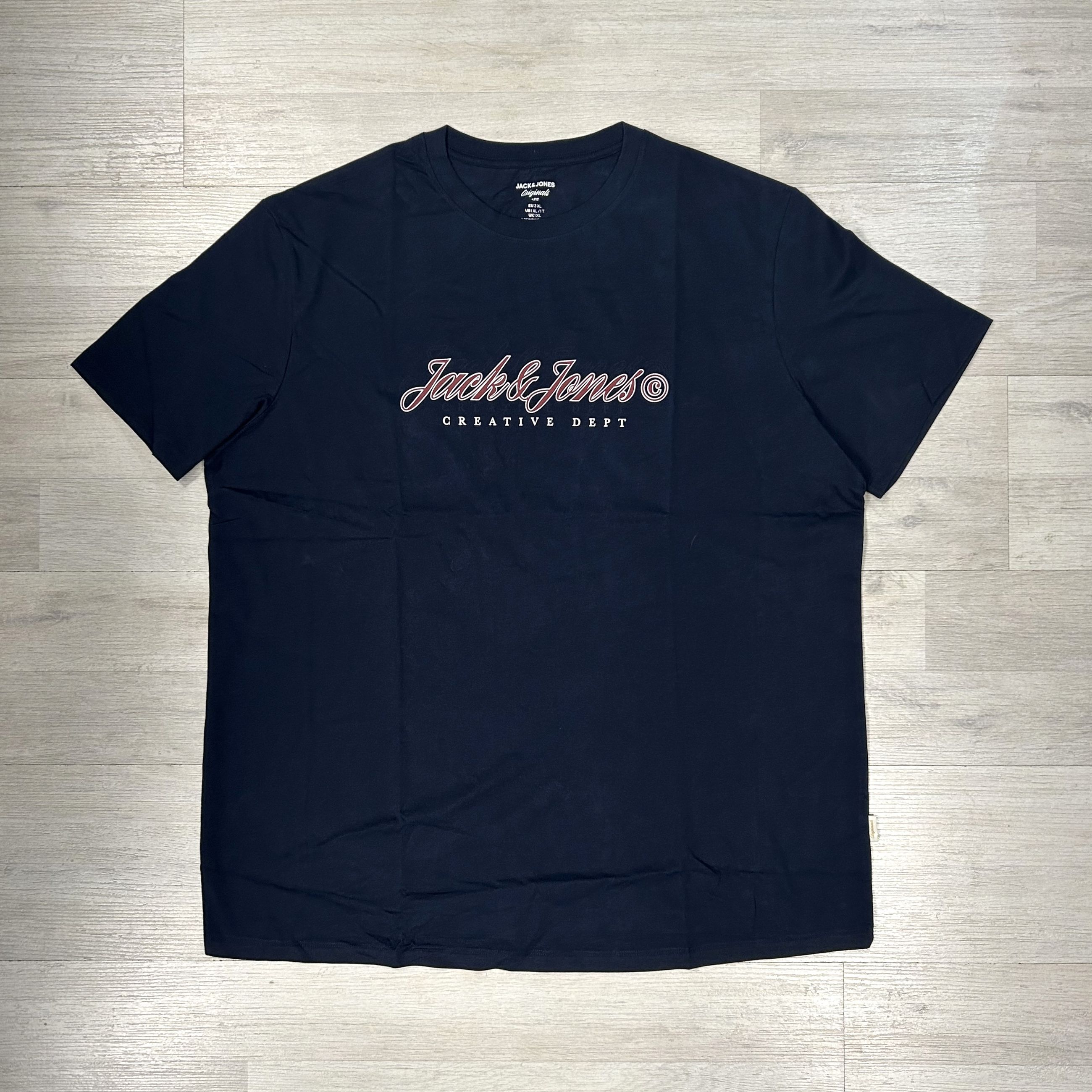 T-shirt da uomo in cotone con stampa frontale - Jack&Jones