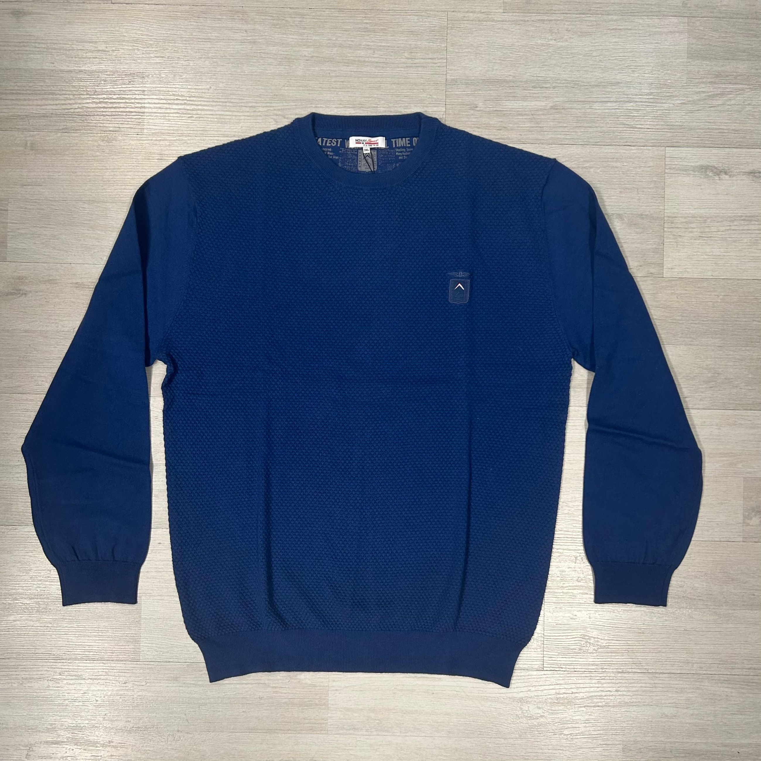 Maglione girocollo in misto lana- Taglie forti No Way Sport