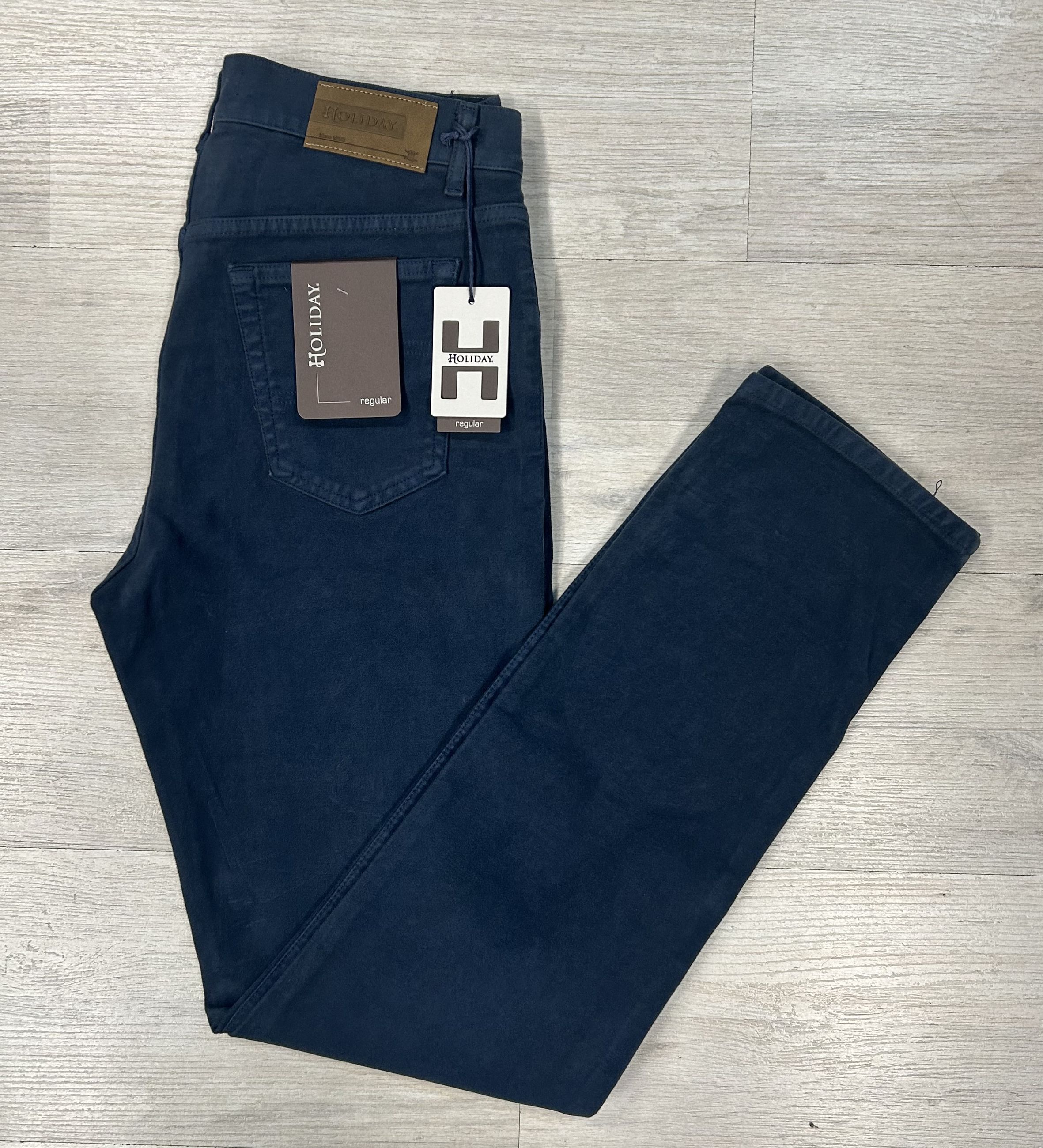 Pantaloni uomo in cakdo fustagno Holiday a vita alta Regular