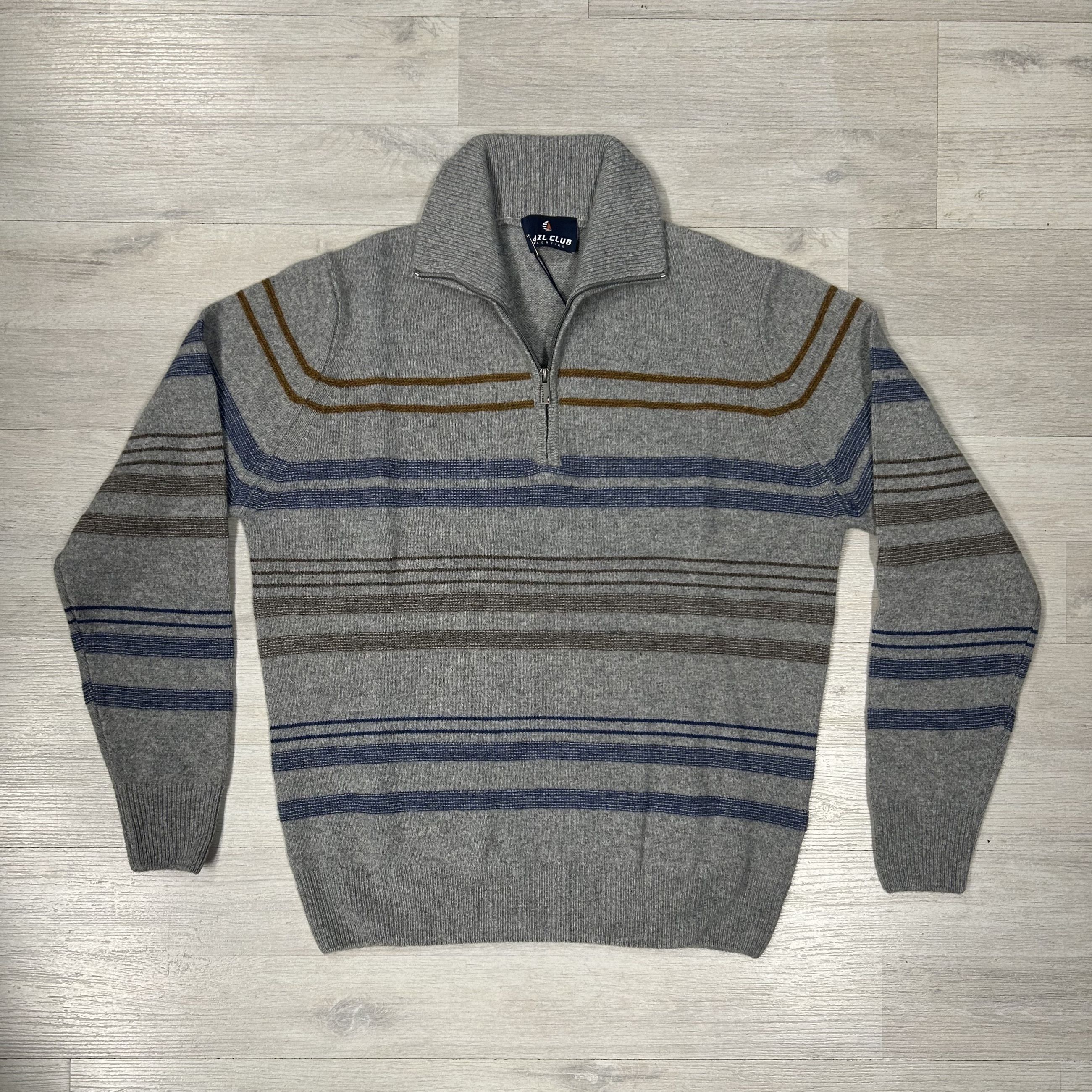 Maglione  invernale uomo Sail Club con collo alto e zip