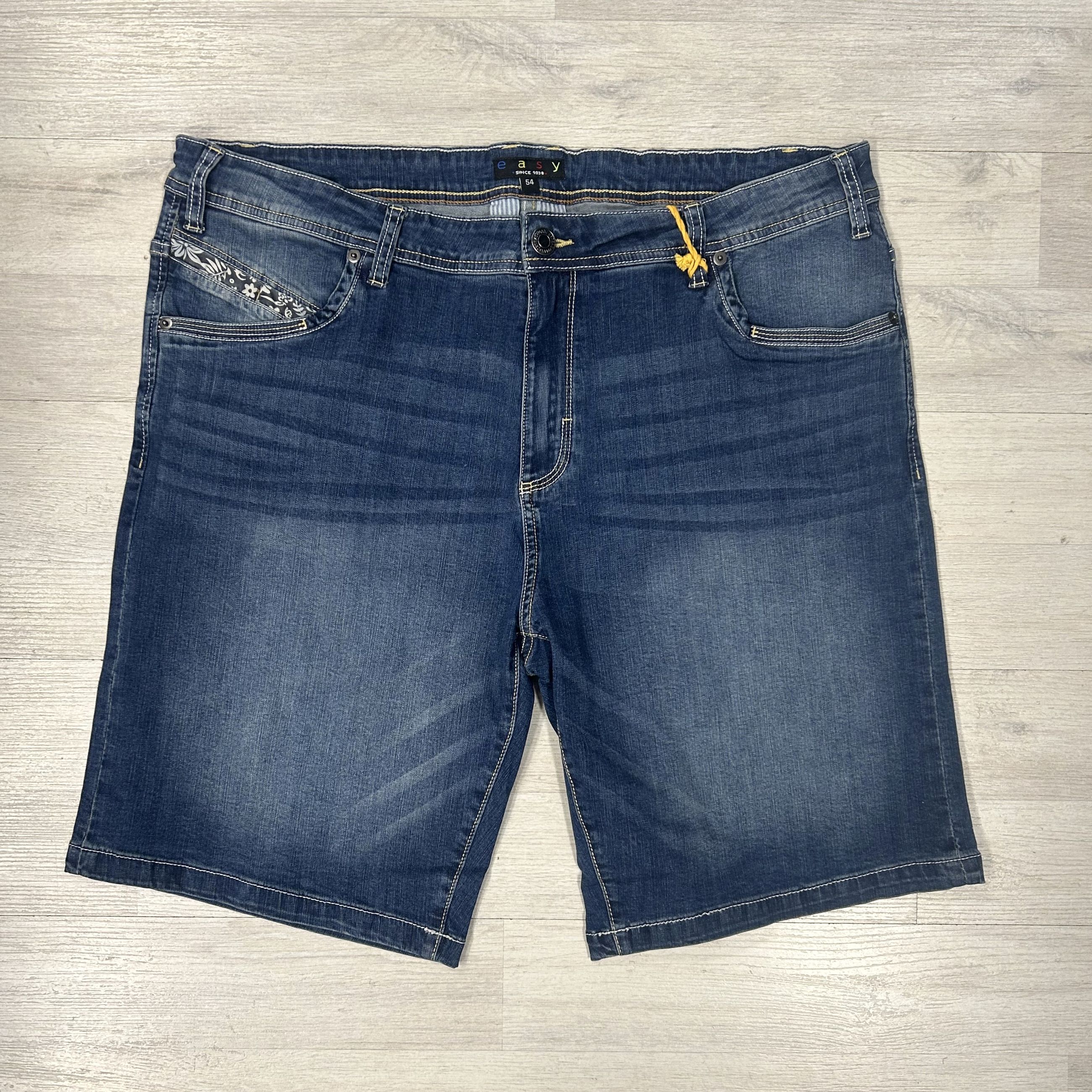Bermuda uomo in denim elasticizzato - Taglie Grandi Easy Maxfort