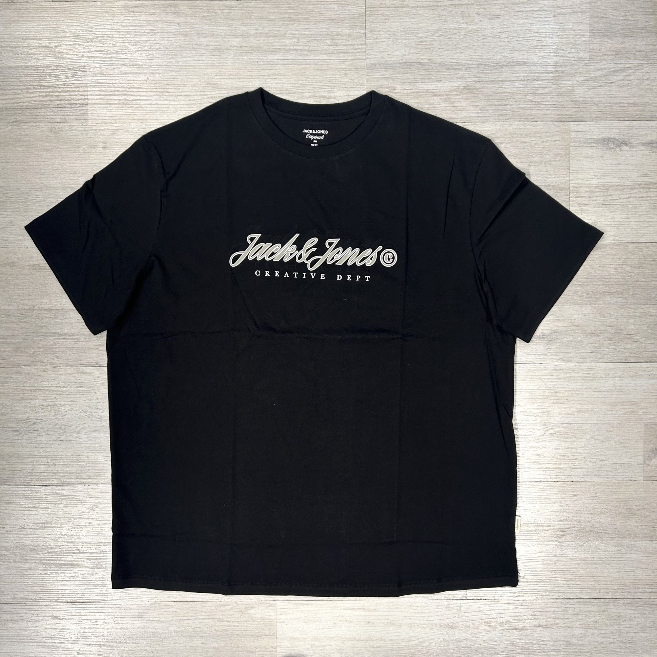 T-shirt da uomo in cotone con stampa frontale - Jack&Jones