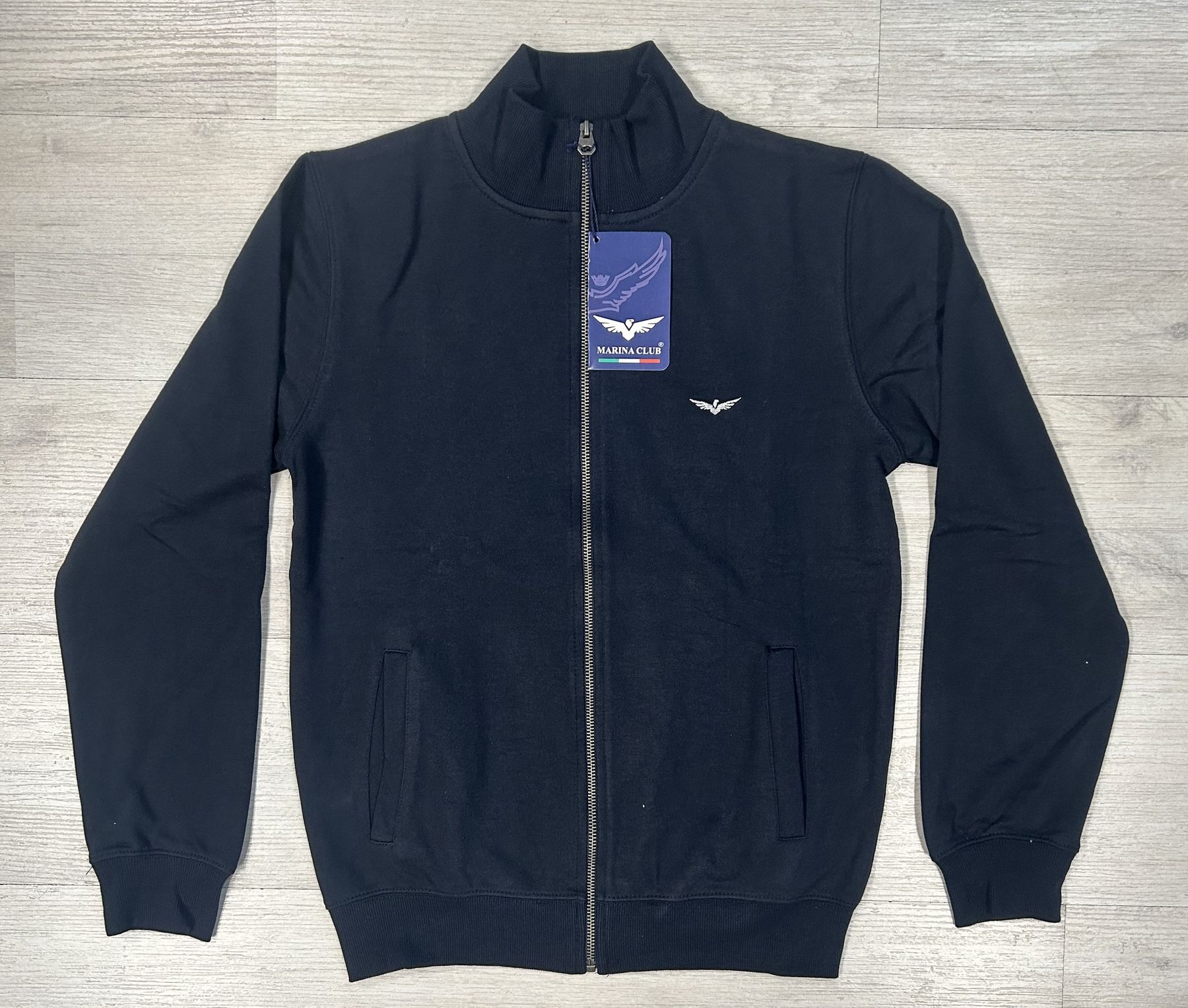 Felpa full zip Marina Club articolo ARMY