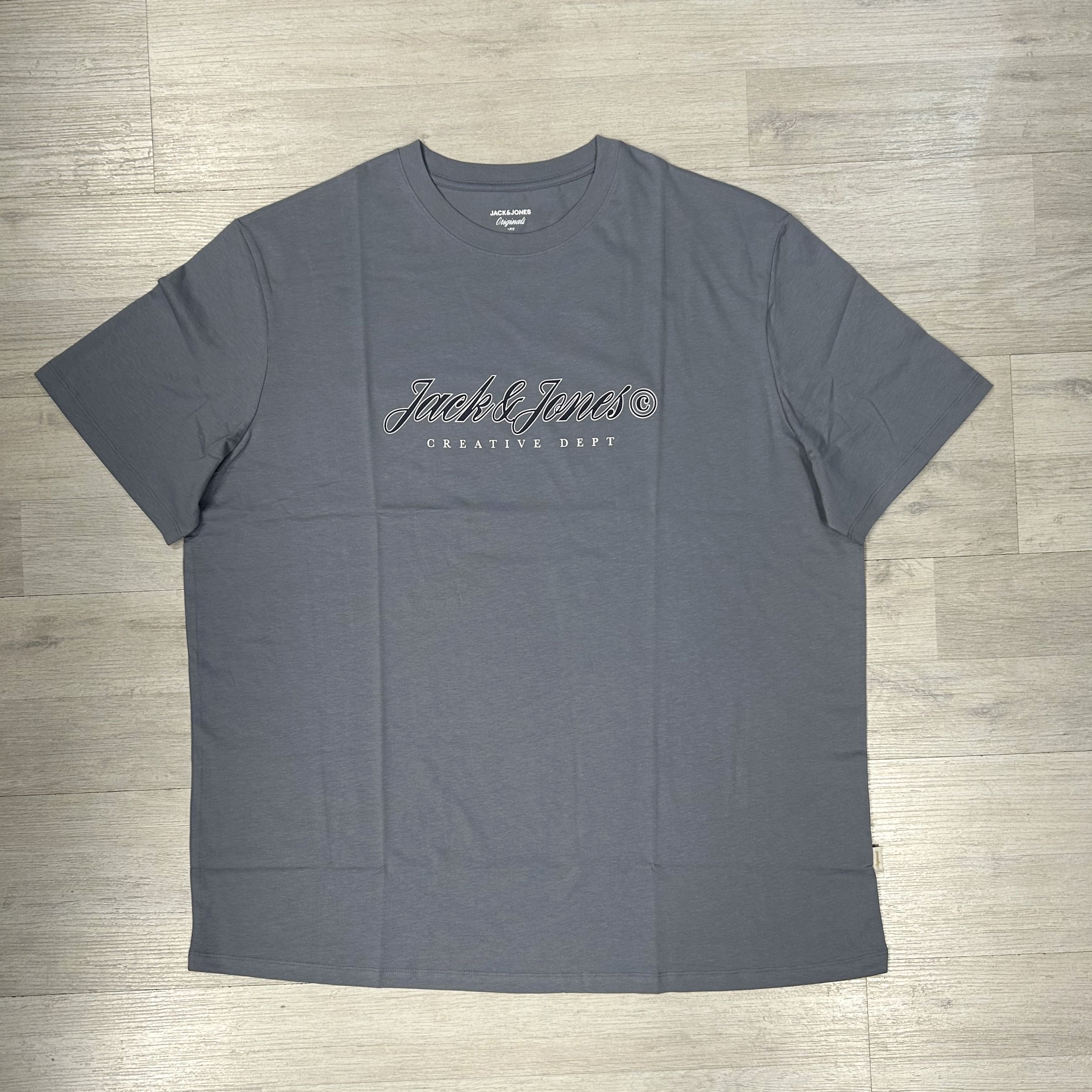 T-shirt da uomo in cotone con stampa frontale - Jack&Jones