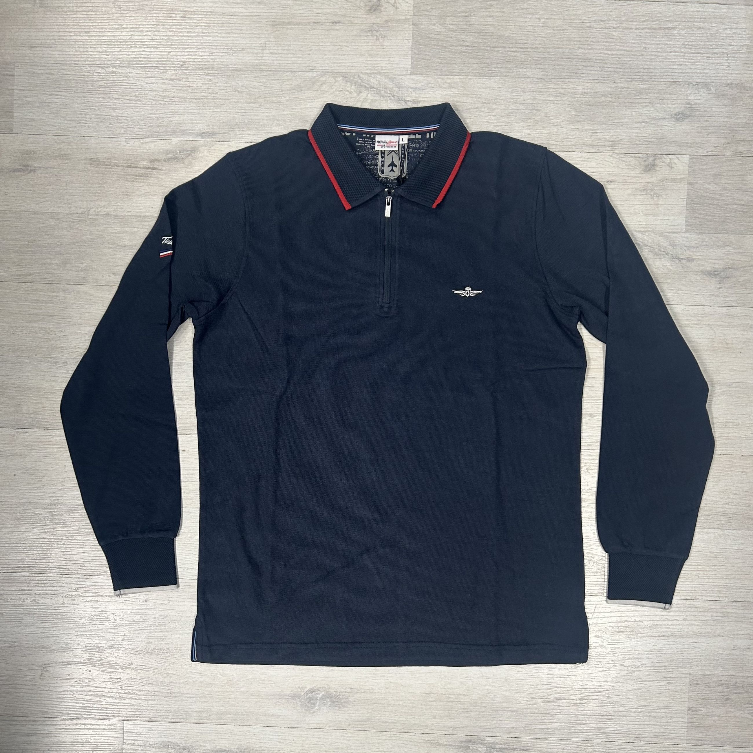 Polo uomo in misto cotone traspirante Primavera/Estate - No Way Sport