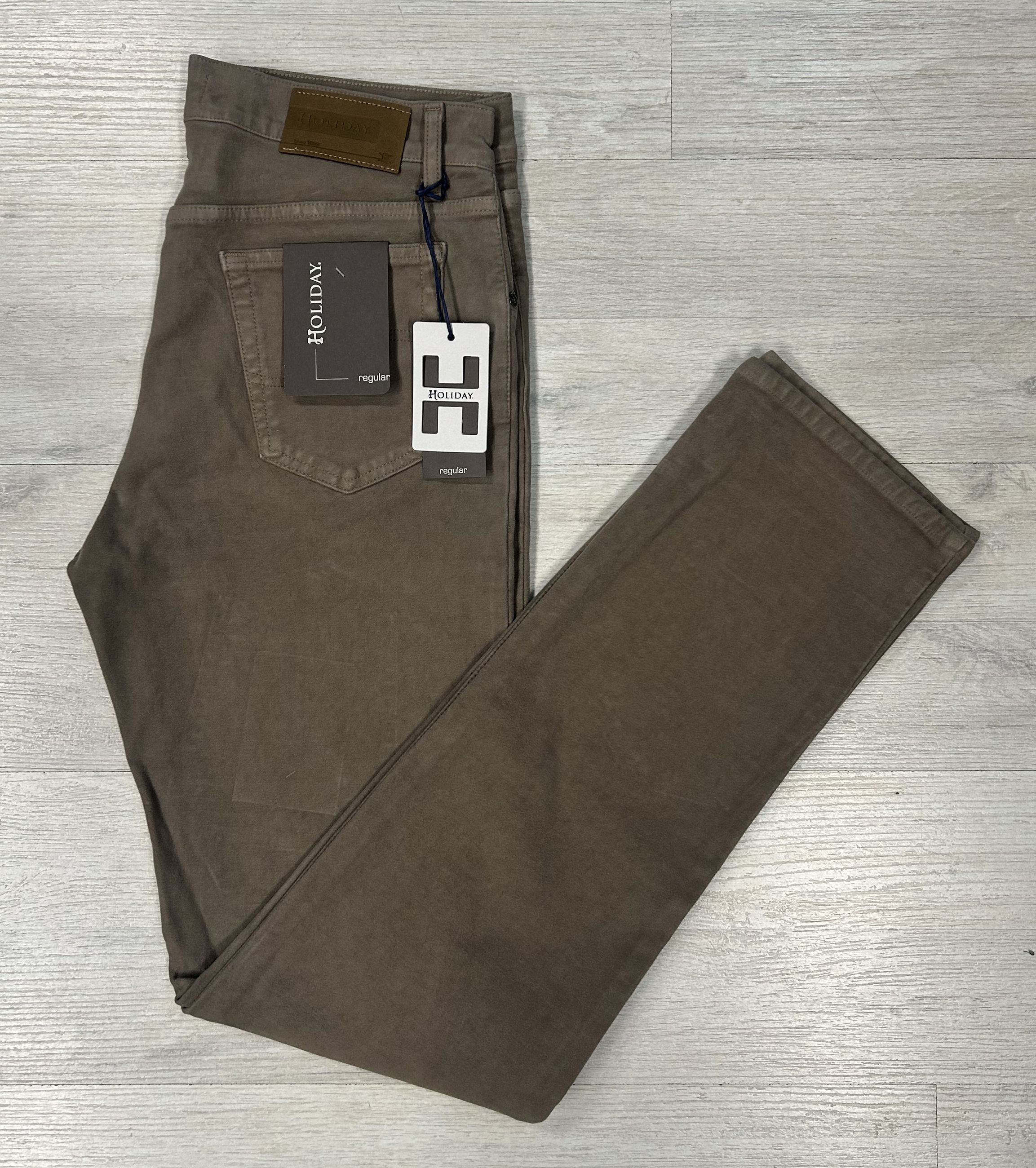 Pantaloni uomo in cakdo fustagno Holiday a vita alta Regular