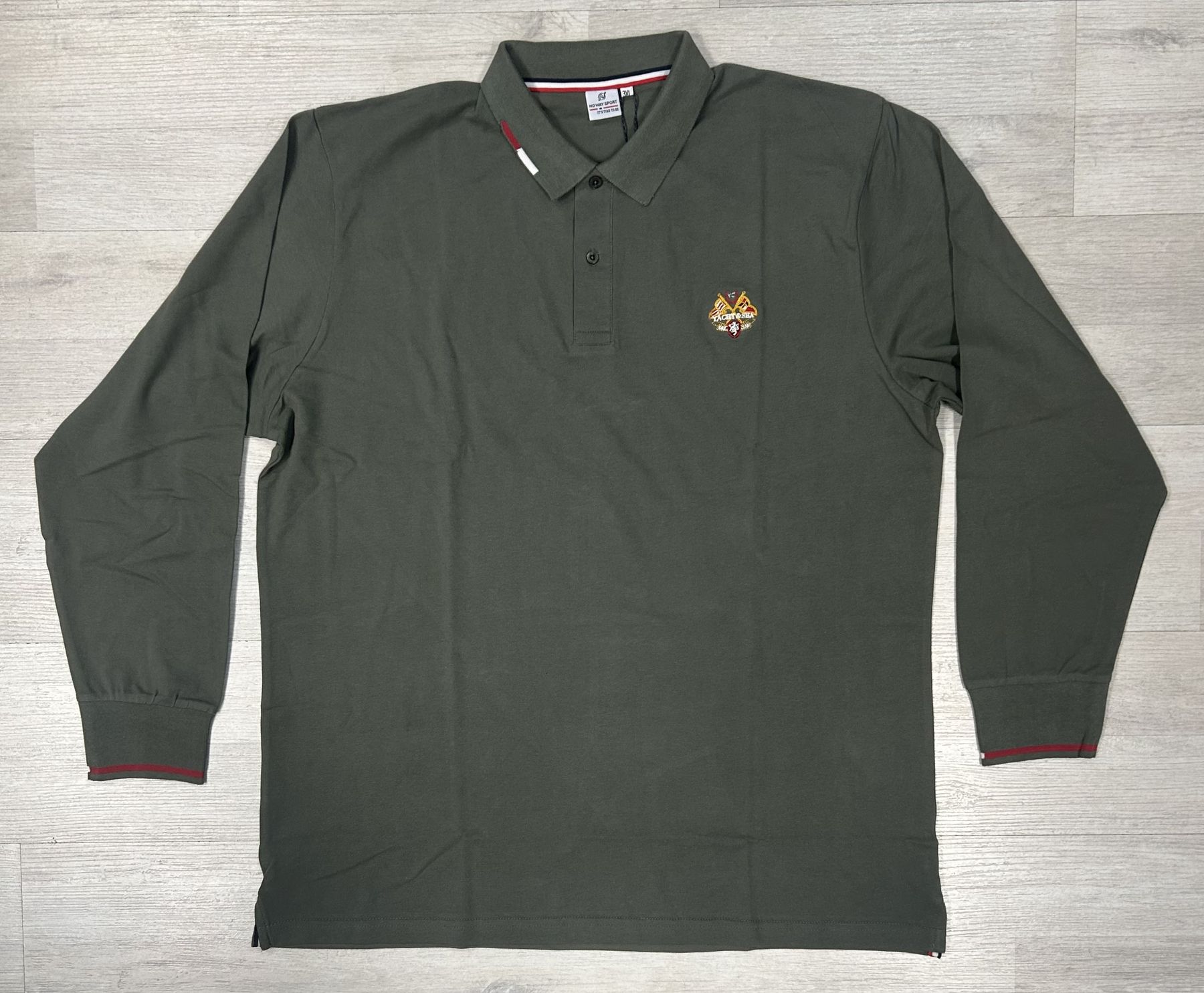 Polo manica lunga in cotone No Way Sport articolo JB24904/CONF