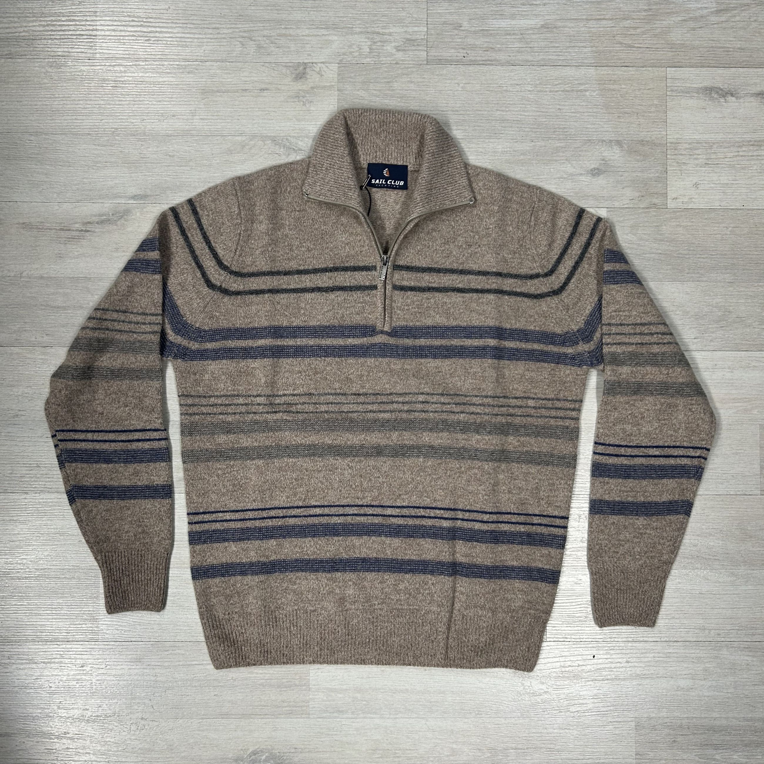 Maglione  invernale uomo Sail Club con collo alto e zip