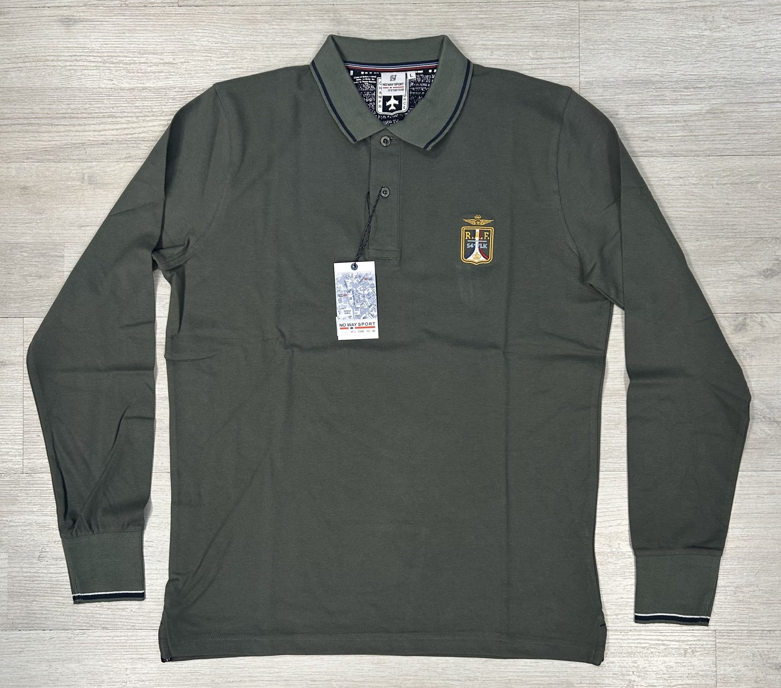 Polo manica lunga No Way Sport articolo JR25109