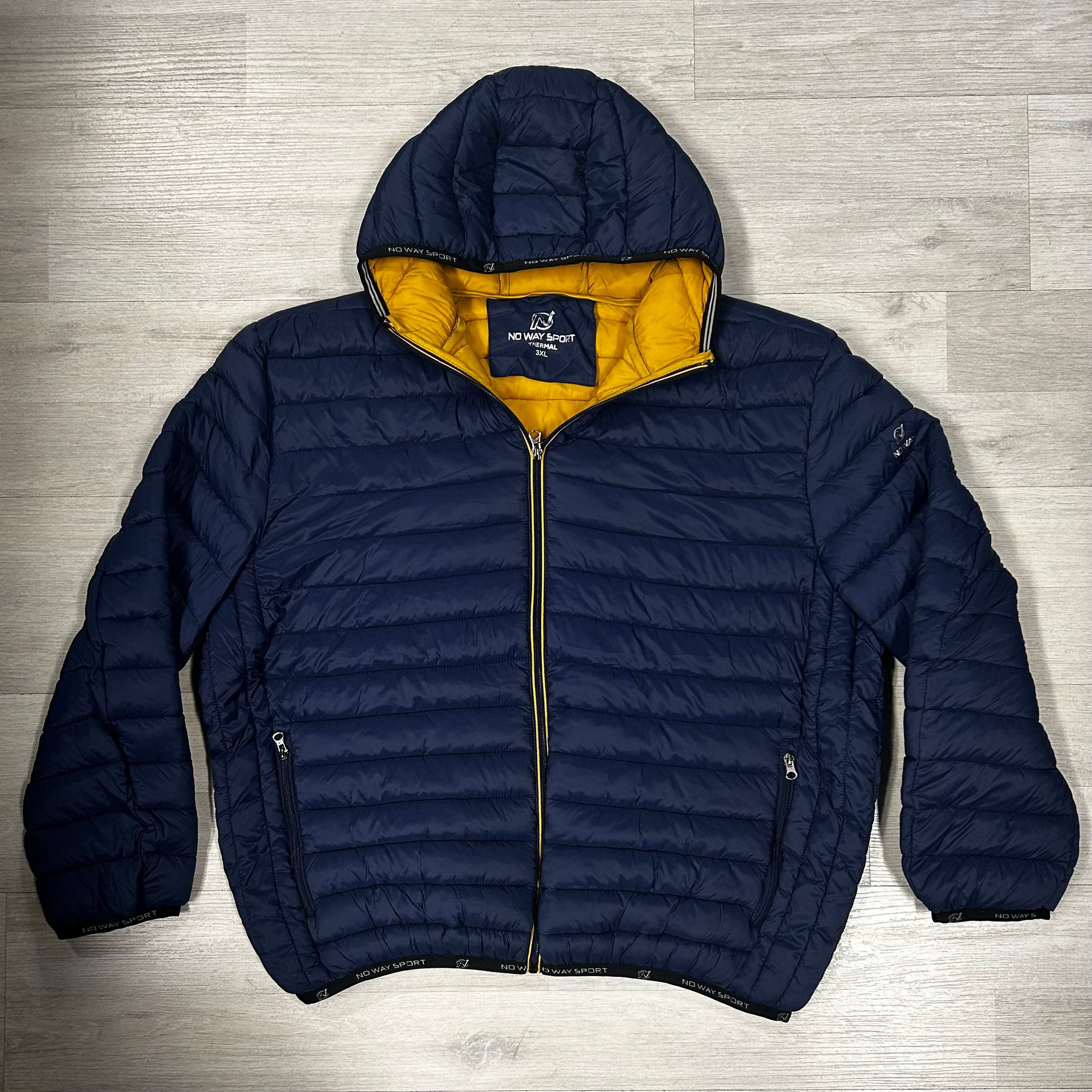 Giubbino 100 Grammi con cappuccio - Taglie grandi No Way Sport