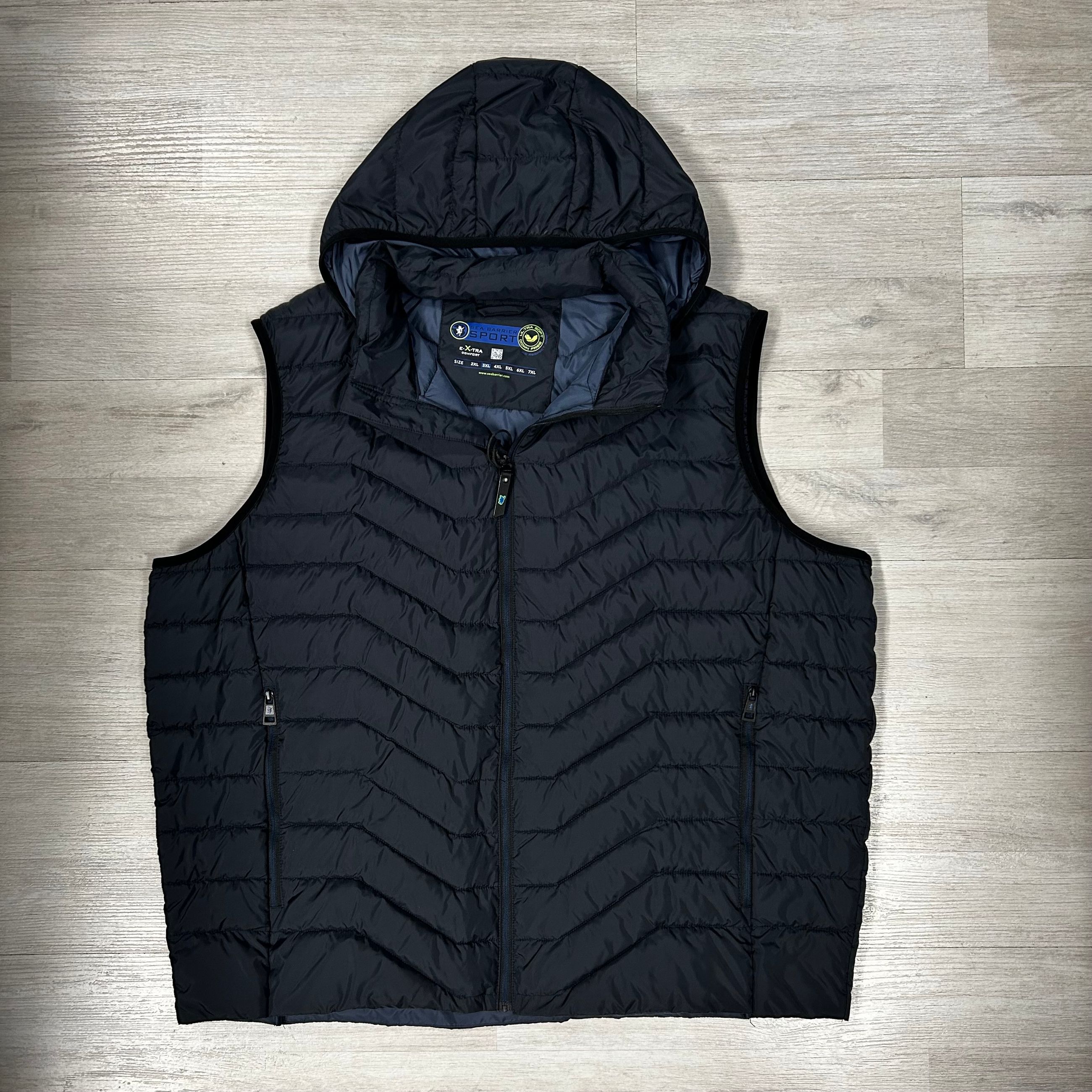 Gilet con cappuccio staccabile - Taglie forti uomo Sea Barrier