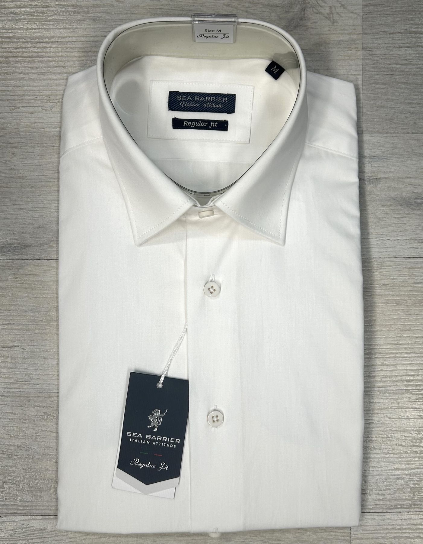Camicia manica lunga 100% Cotone Sea Barrier articolo LAZZA