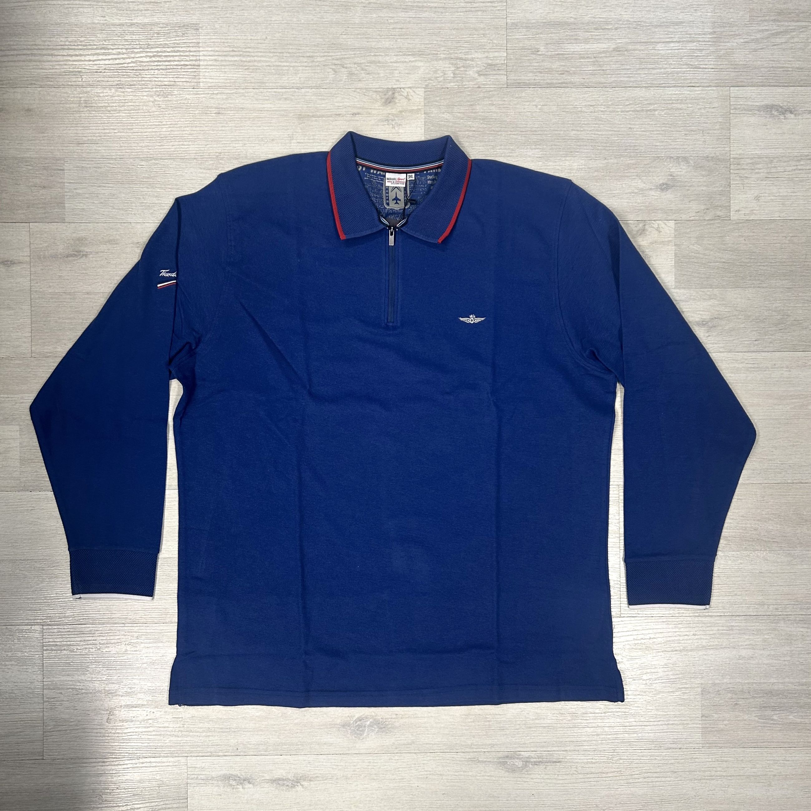 Polo in misto cotone traspirante da uomo No Way Sport - Primavera/Estate, taglie forti