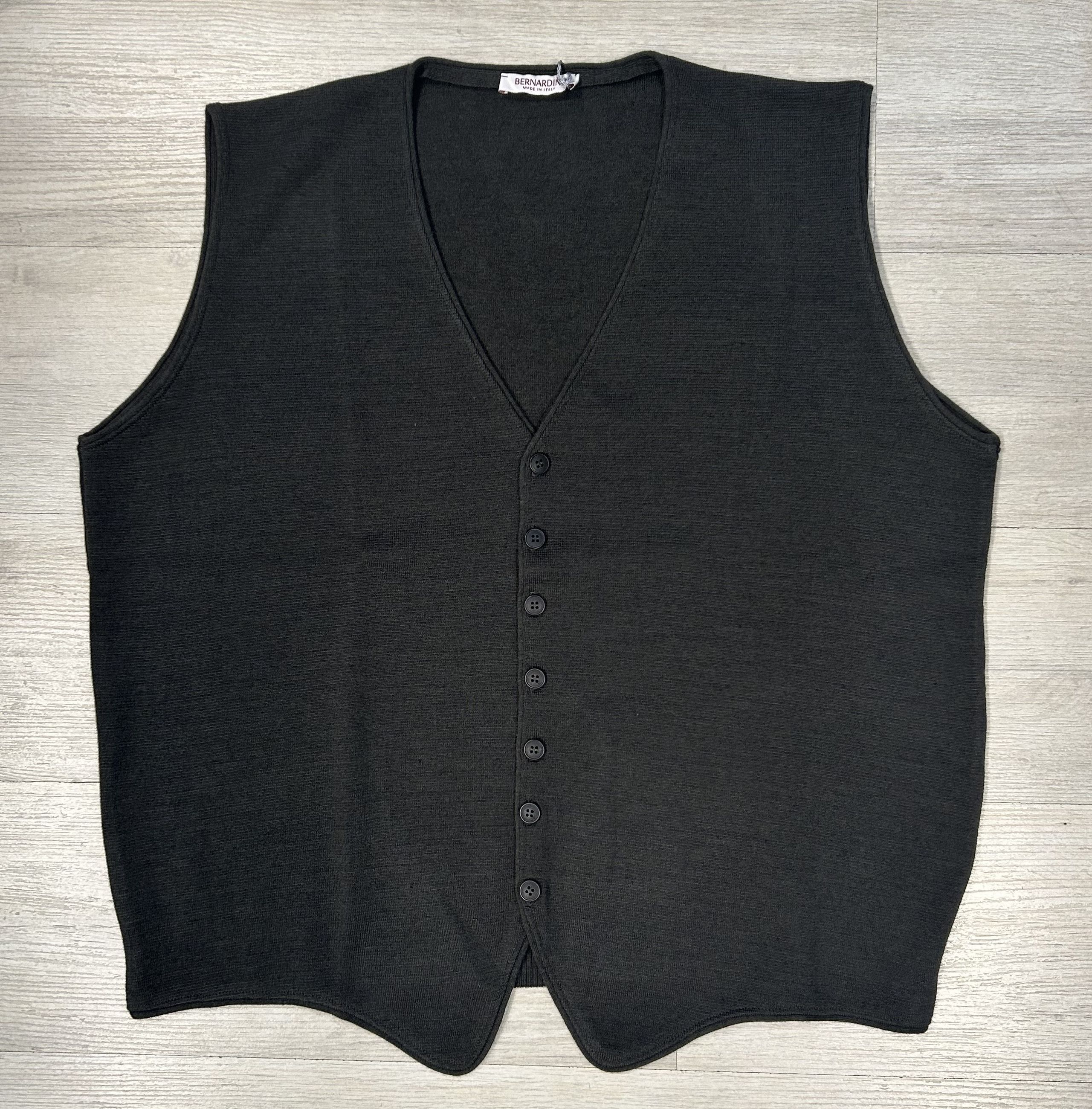 Gilet da uomo in misto lana sottogiacca- Taglie grandi