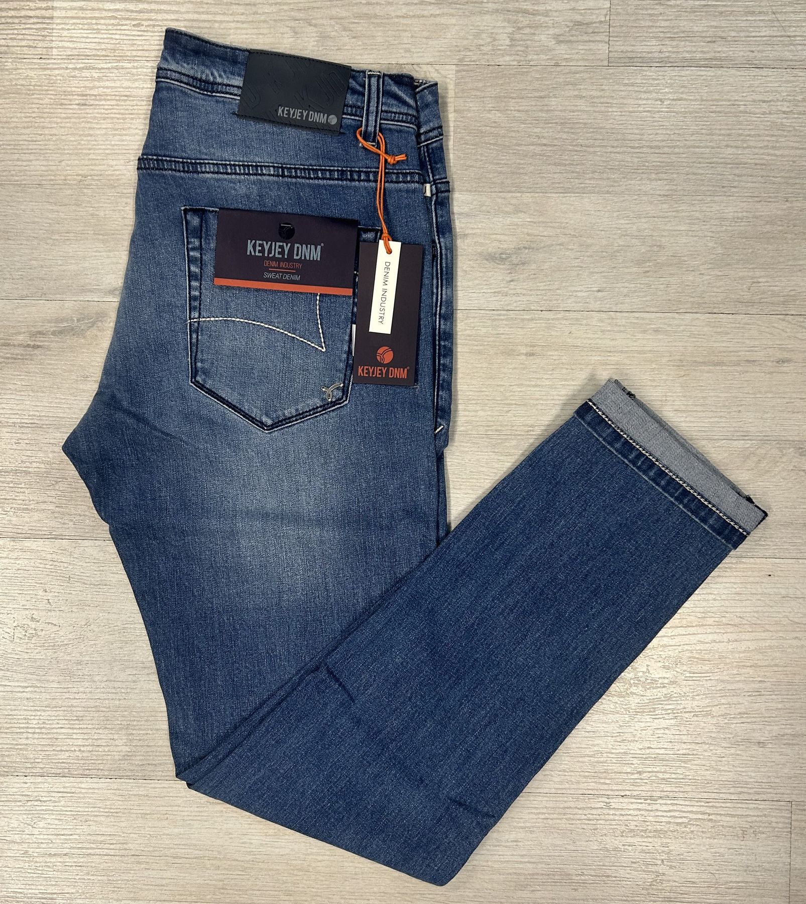 Jeans in cotone elasticizzato KeyJey articolo 04923/12