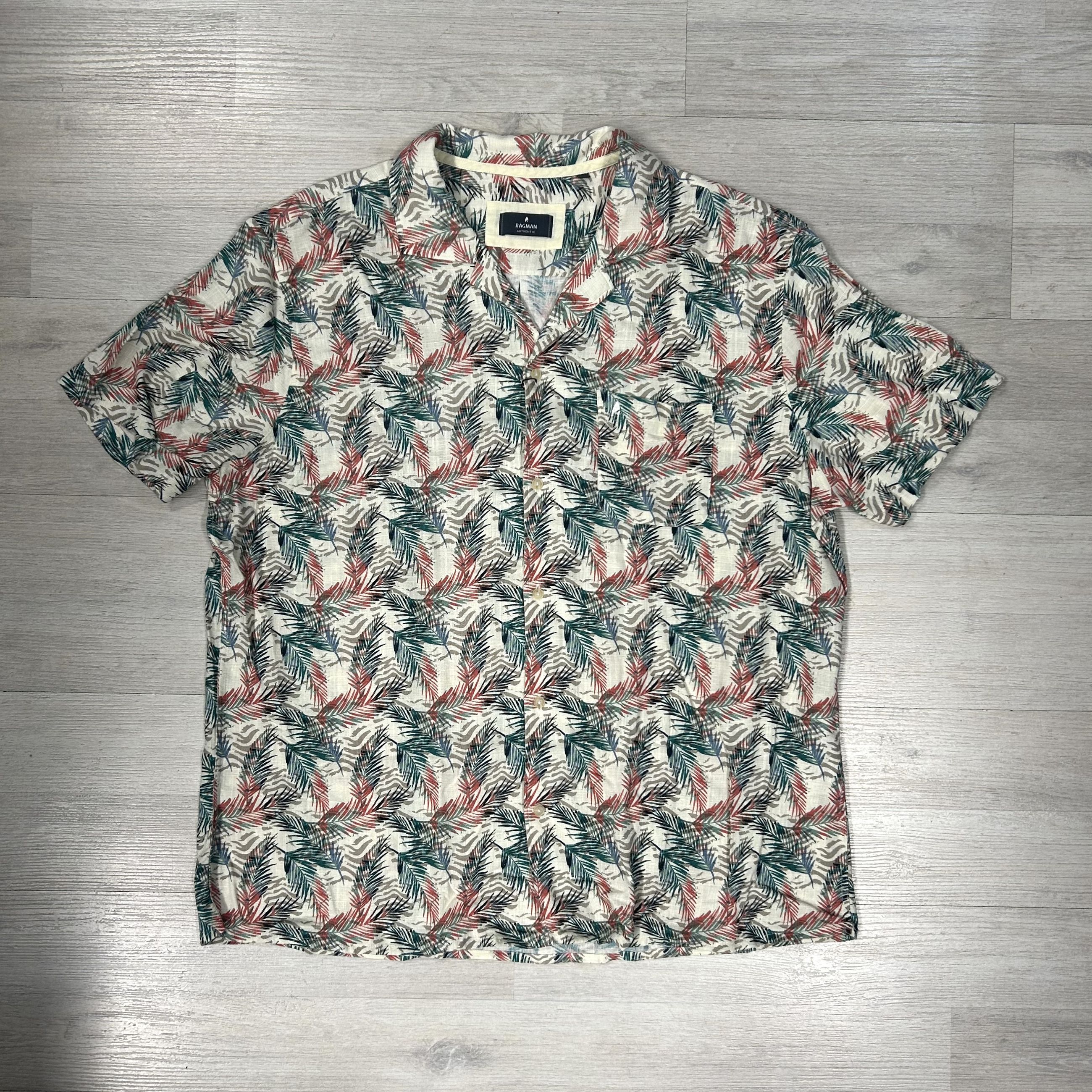 Camicia Ragman in misto lino - Collezione taglie forti uomo