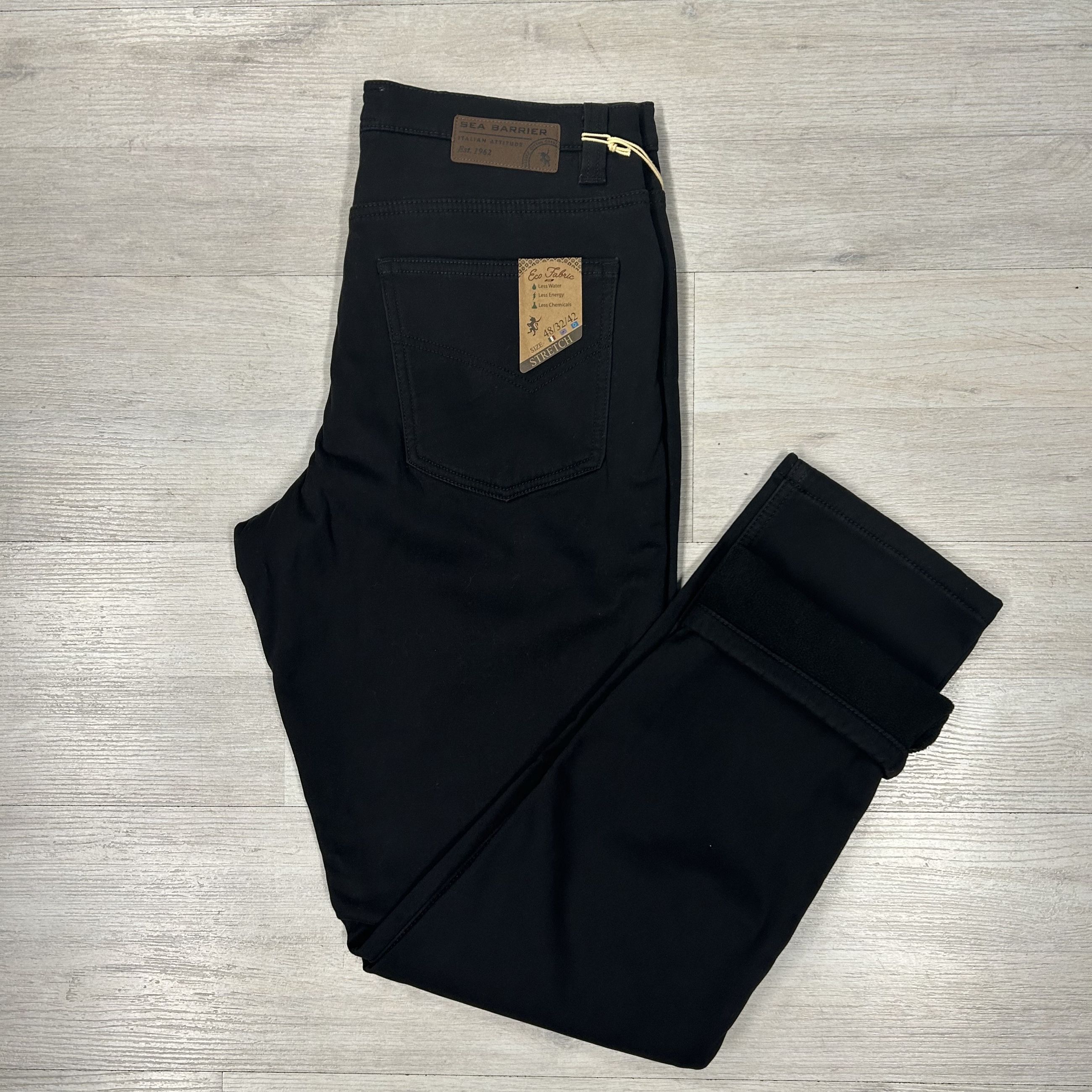 Jeans uomo Sea Barrier foderato in pile invernale