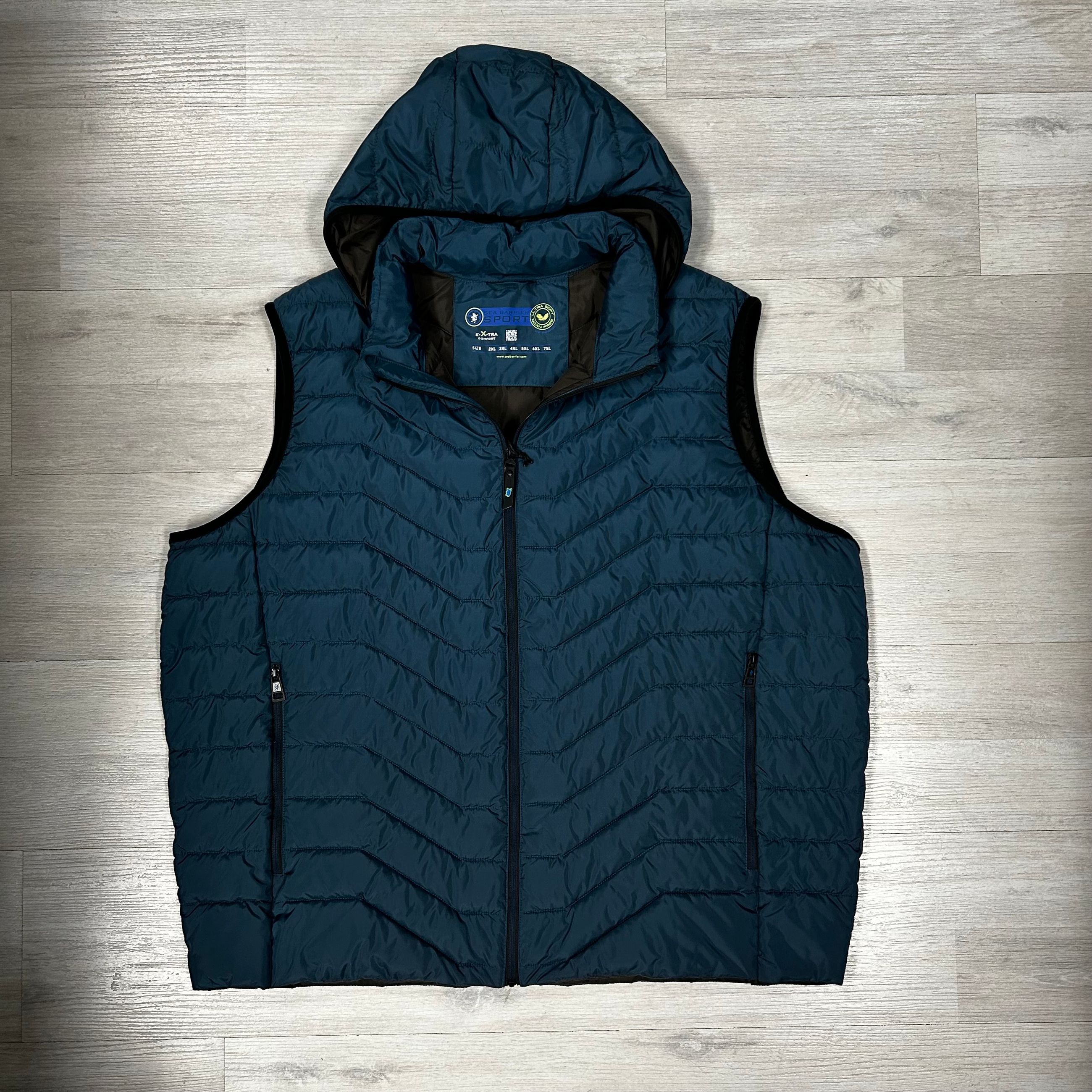 Gilet con cappuccio staccabile - Taglie forti uomo Sea Barrier