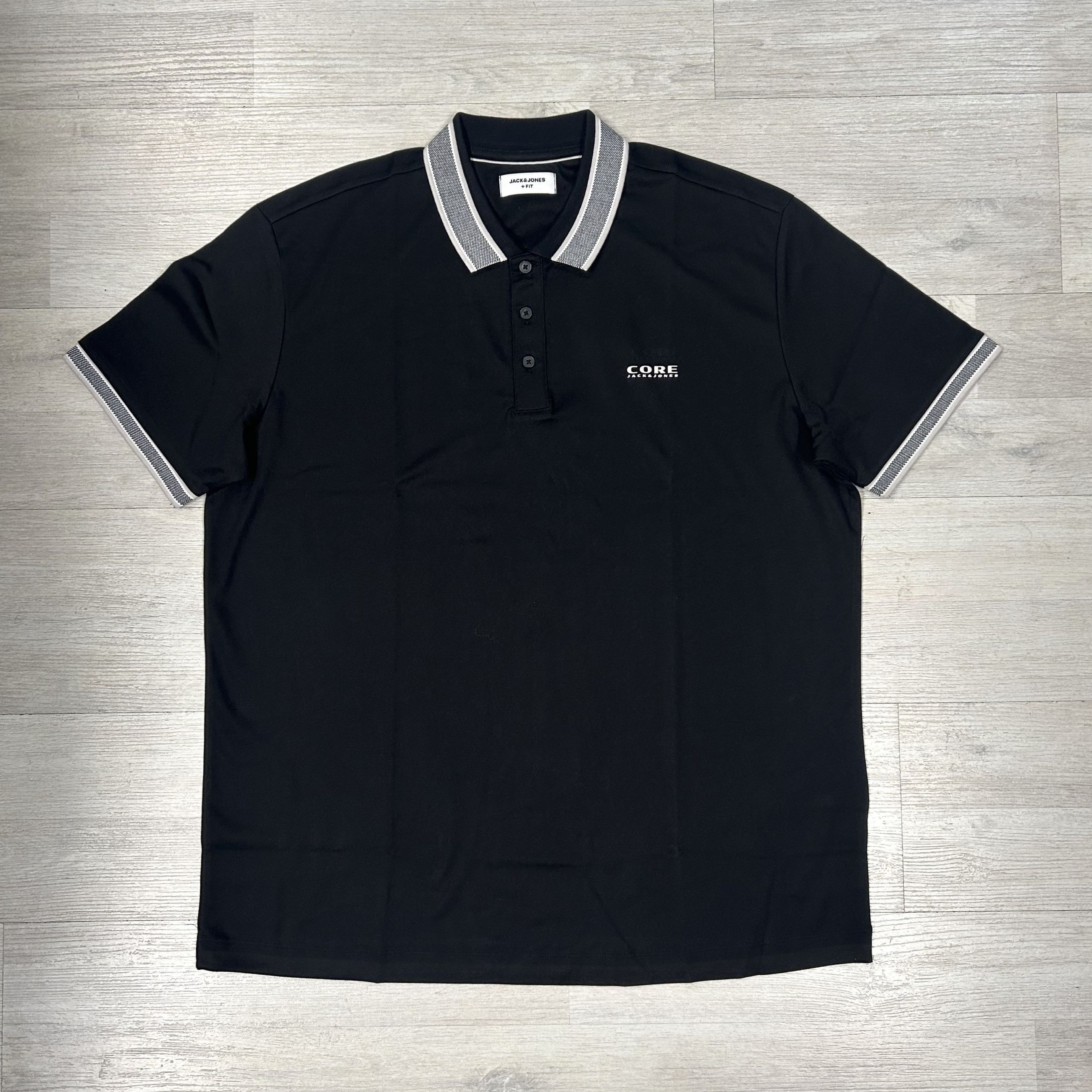 Polo mezza manica uomo in cotone traspirante - Jack&Jones taglie grandi