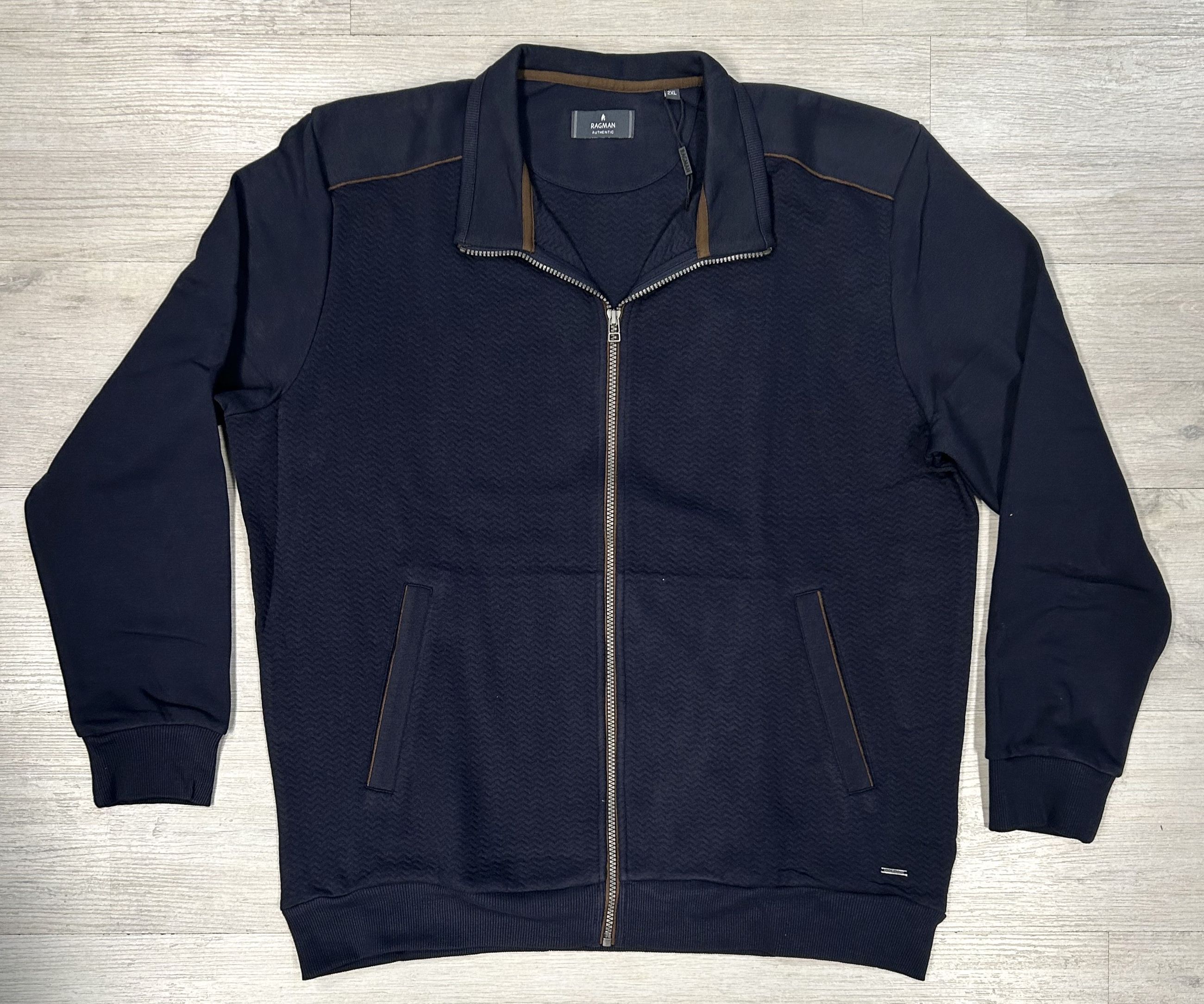 Felpa full zip Ragman articolo 363195