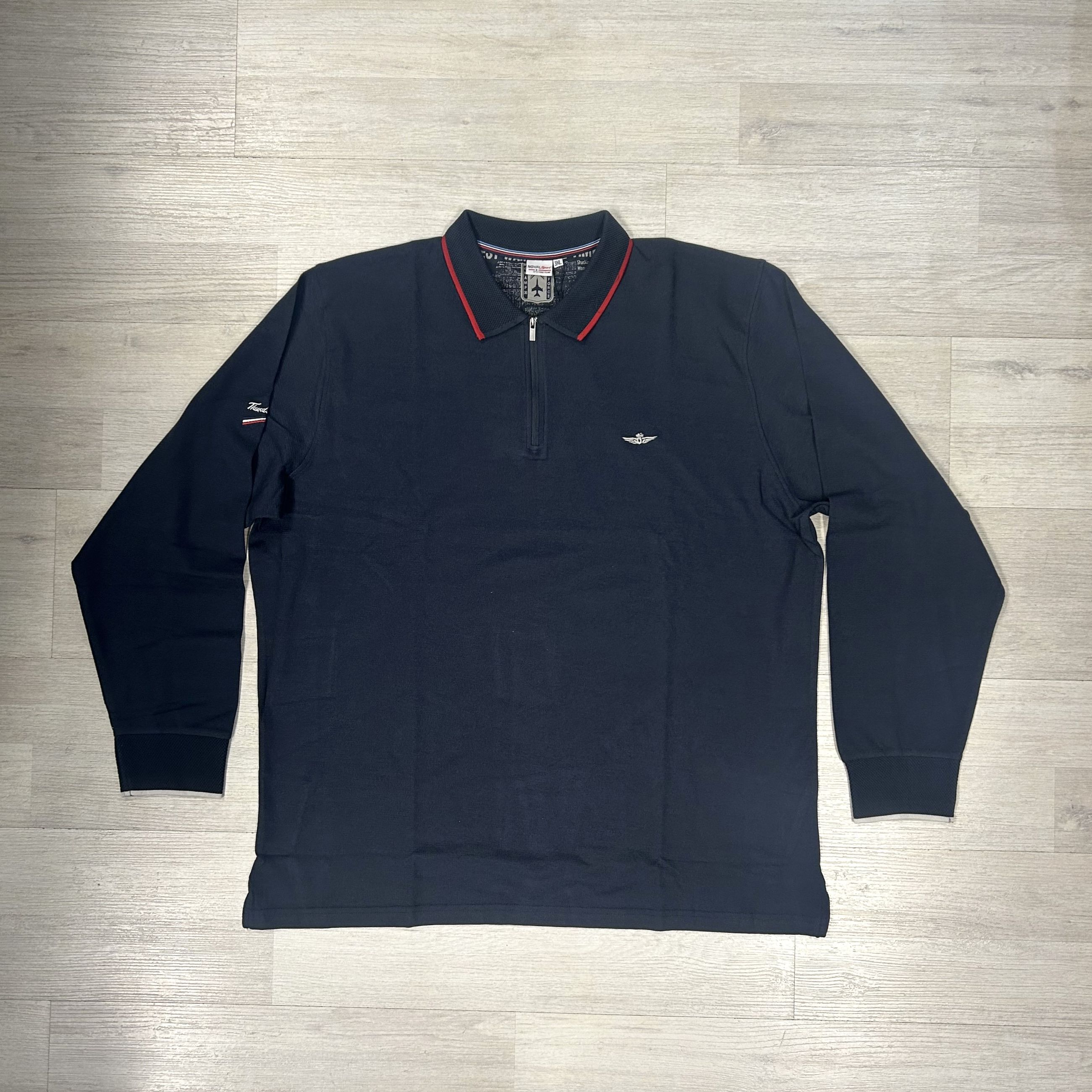 Polo in misto cotone traspirante da uomo No Way Sport - Primavera/Estate, taglie forti