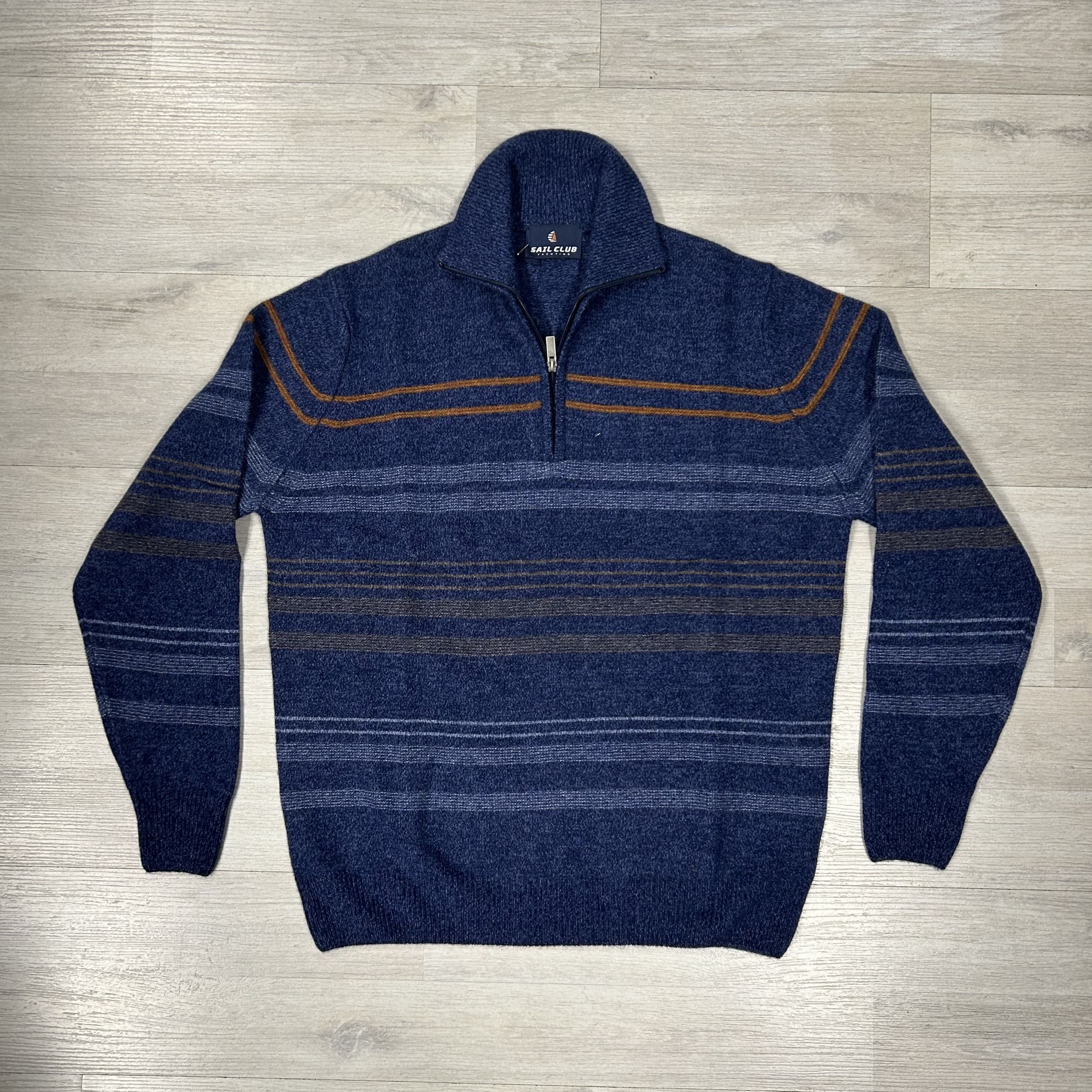 Maglione  invernale uomo Sail Club con collo alto e zip