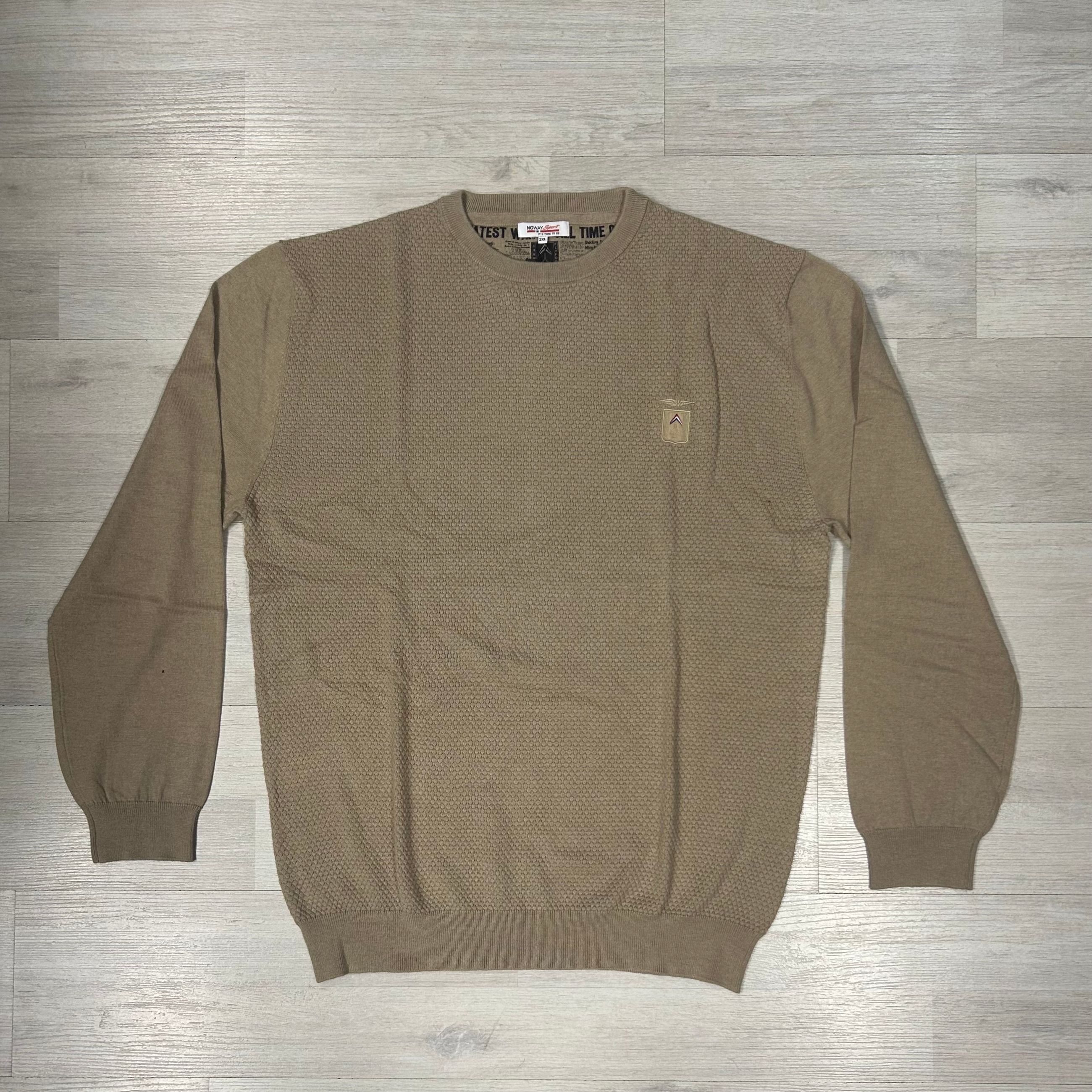 Maglione girocollo in misto lana- Taglie forti No Way Sport
