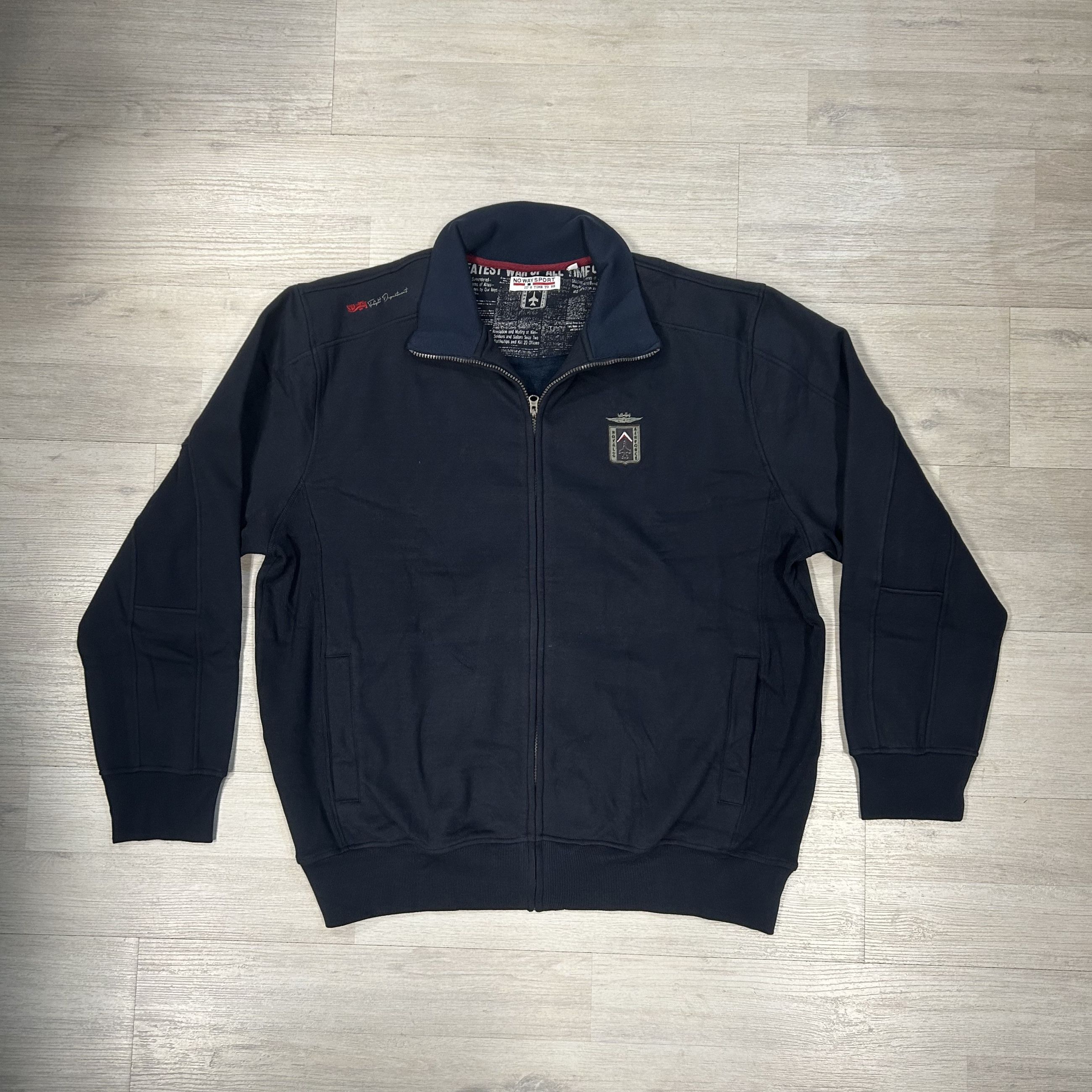 Felpa invernale uomo taglie grandi-modello full zip