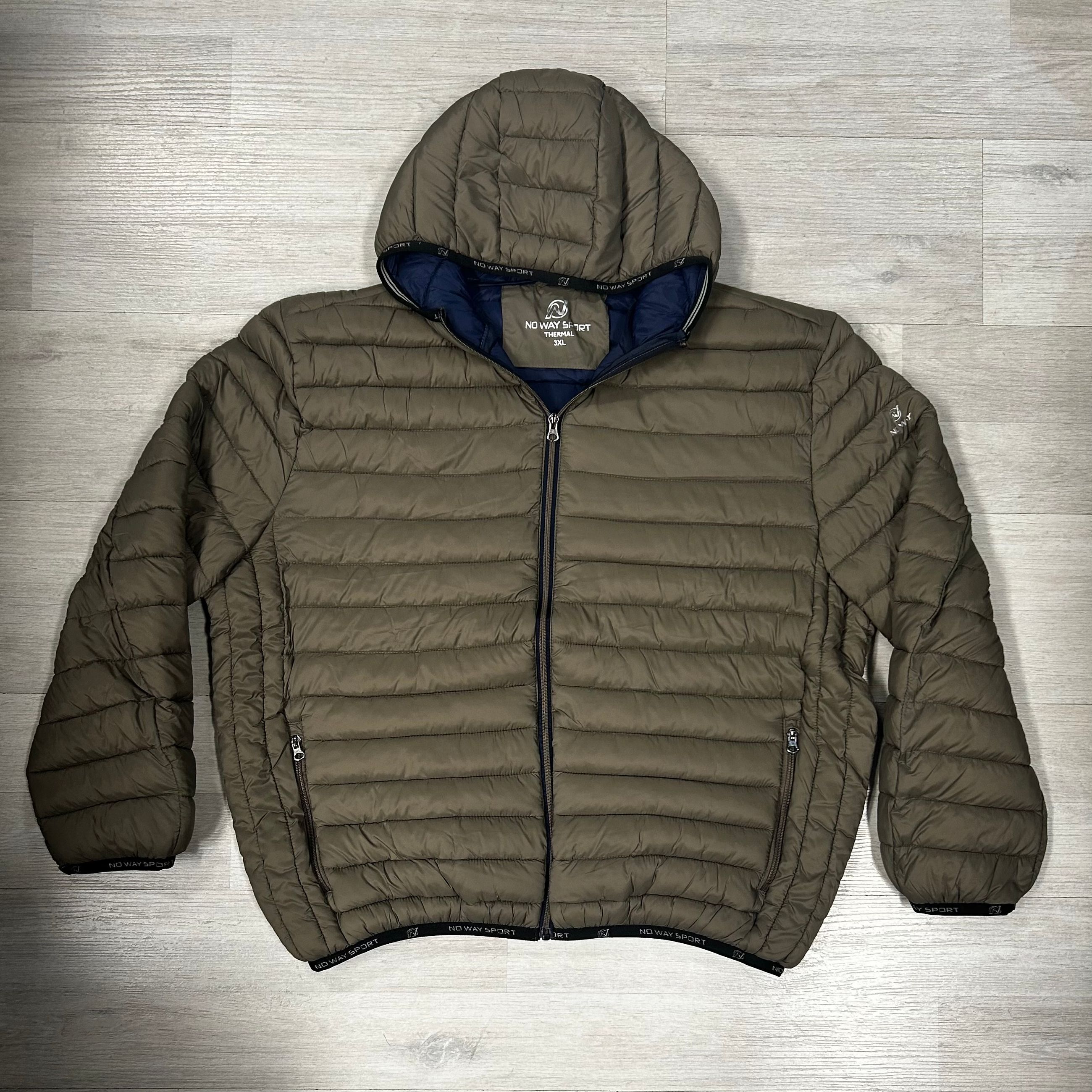 Giubbino 100 Grammi con cappuccio - Taglie grandi No Way Sport