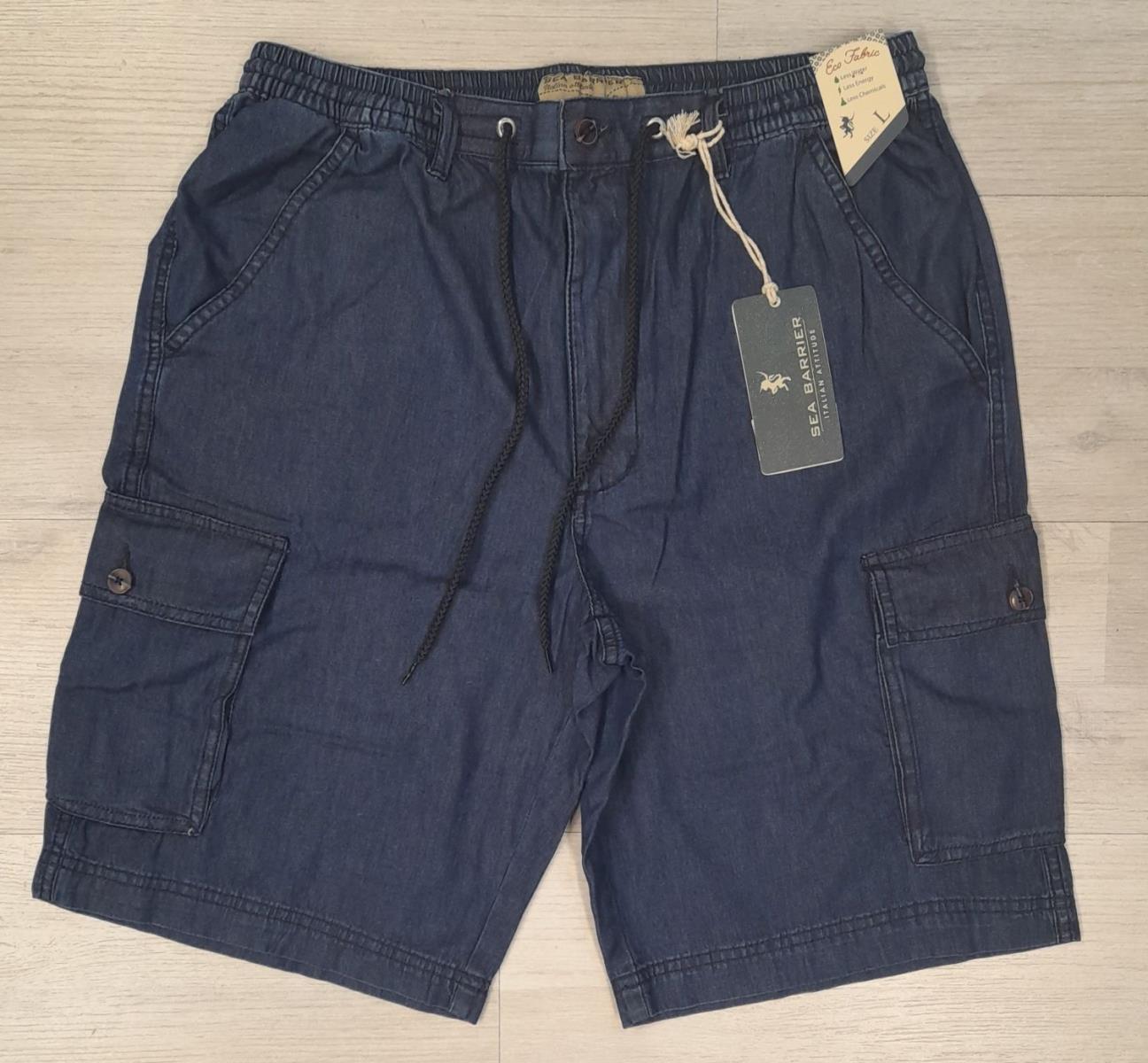 Bermuda jeans con elastico in vita Sea Barrier articolo MAREA/DENIM