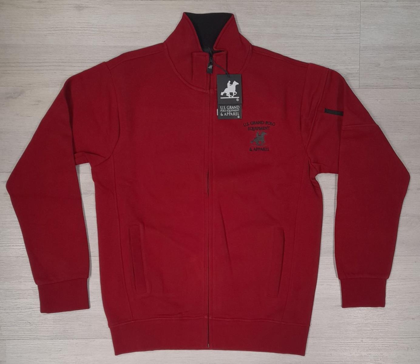 Felpa full zip U.S.Grand Polo articolo USF563