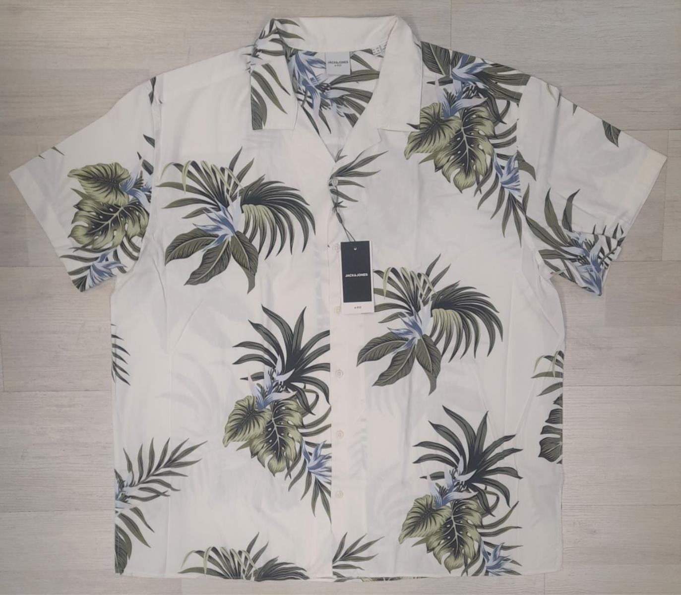 Camicia mezza manica fantasia floreale Jack&Jones articolo 12235160