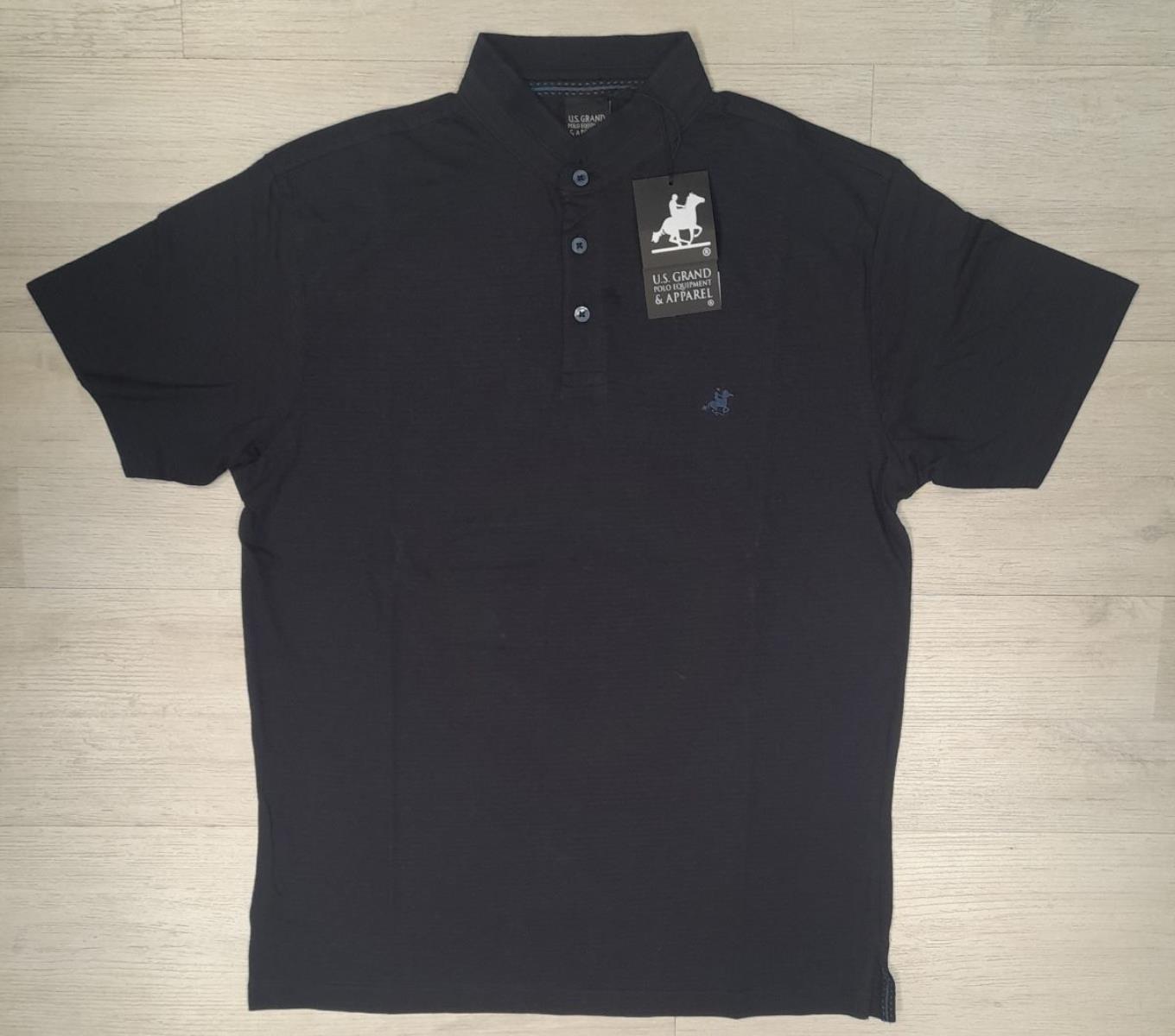 Polo mezza manica con collo alla koreana U.S.Grand Polo articolo USP009