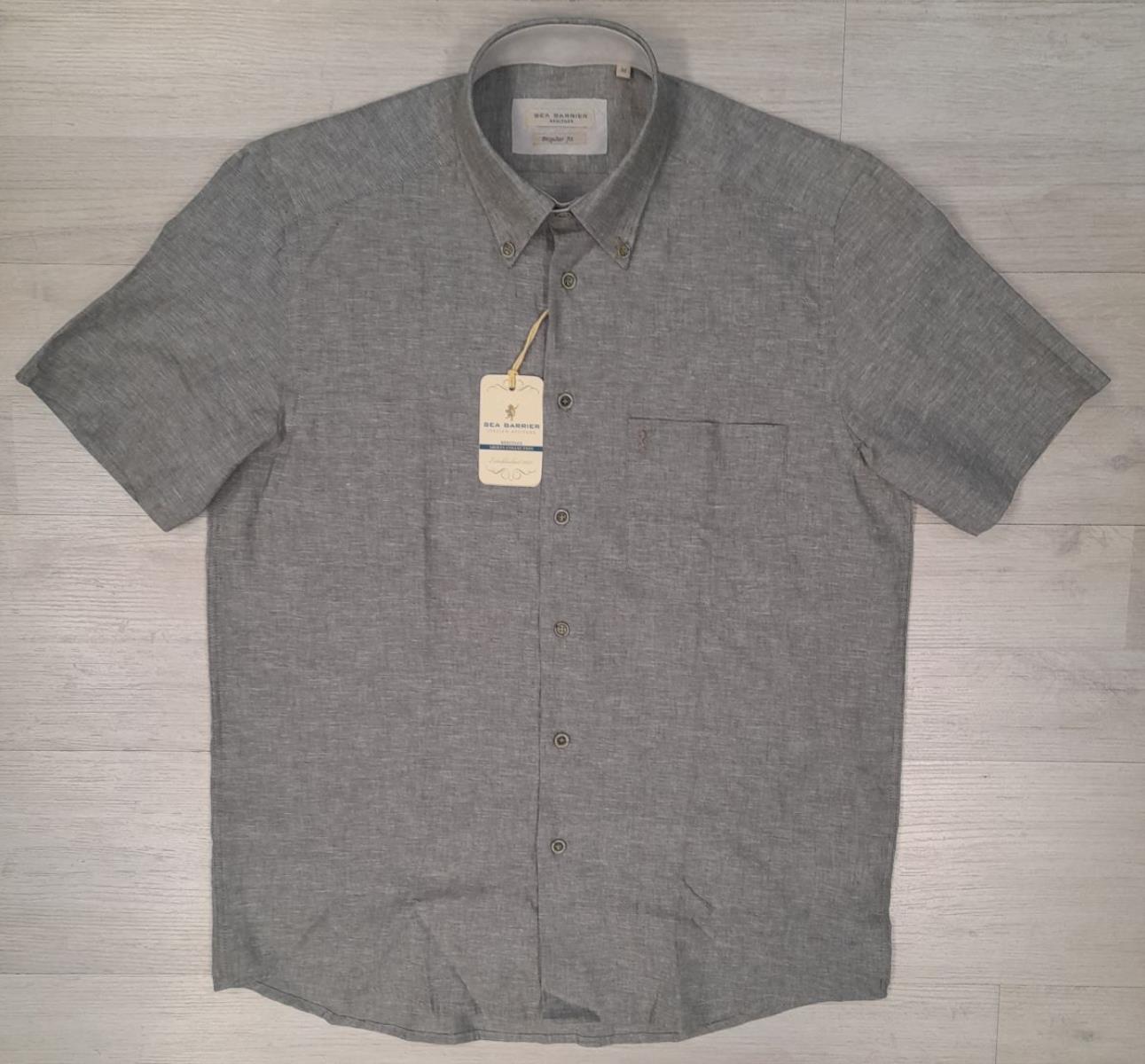 Camicia mezza manica in lino cotone Sea Barrier articolo FAR