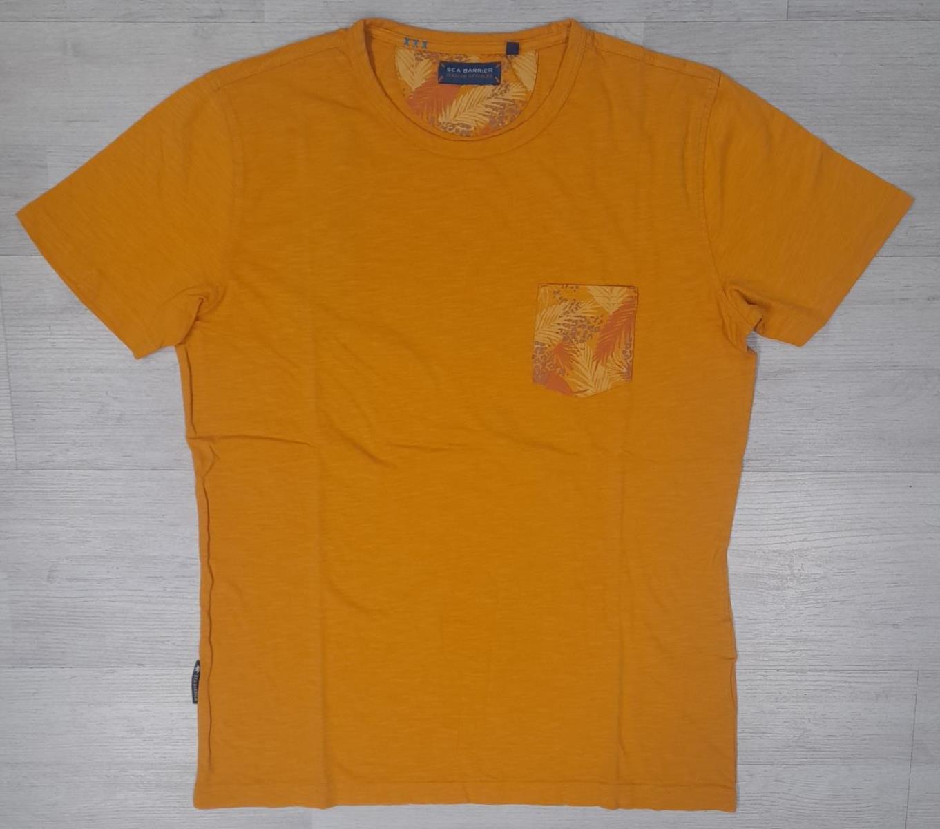 T-shirt girocollo, con taschino applicato sul lato cuore Sea Barrier articolo BACIO