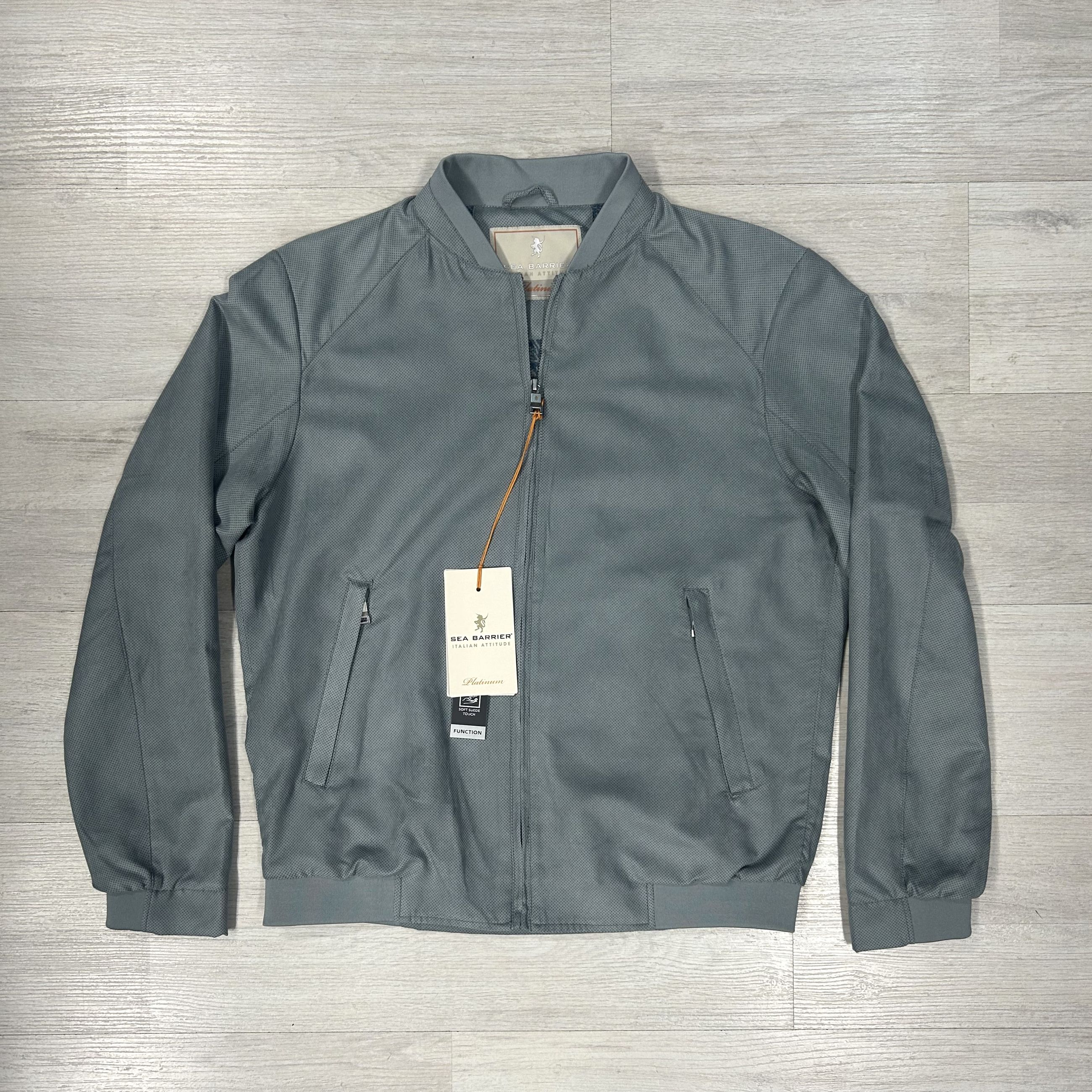 Giacca uomo Sea Barrier - Bomber leggero micro texture primavera estate