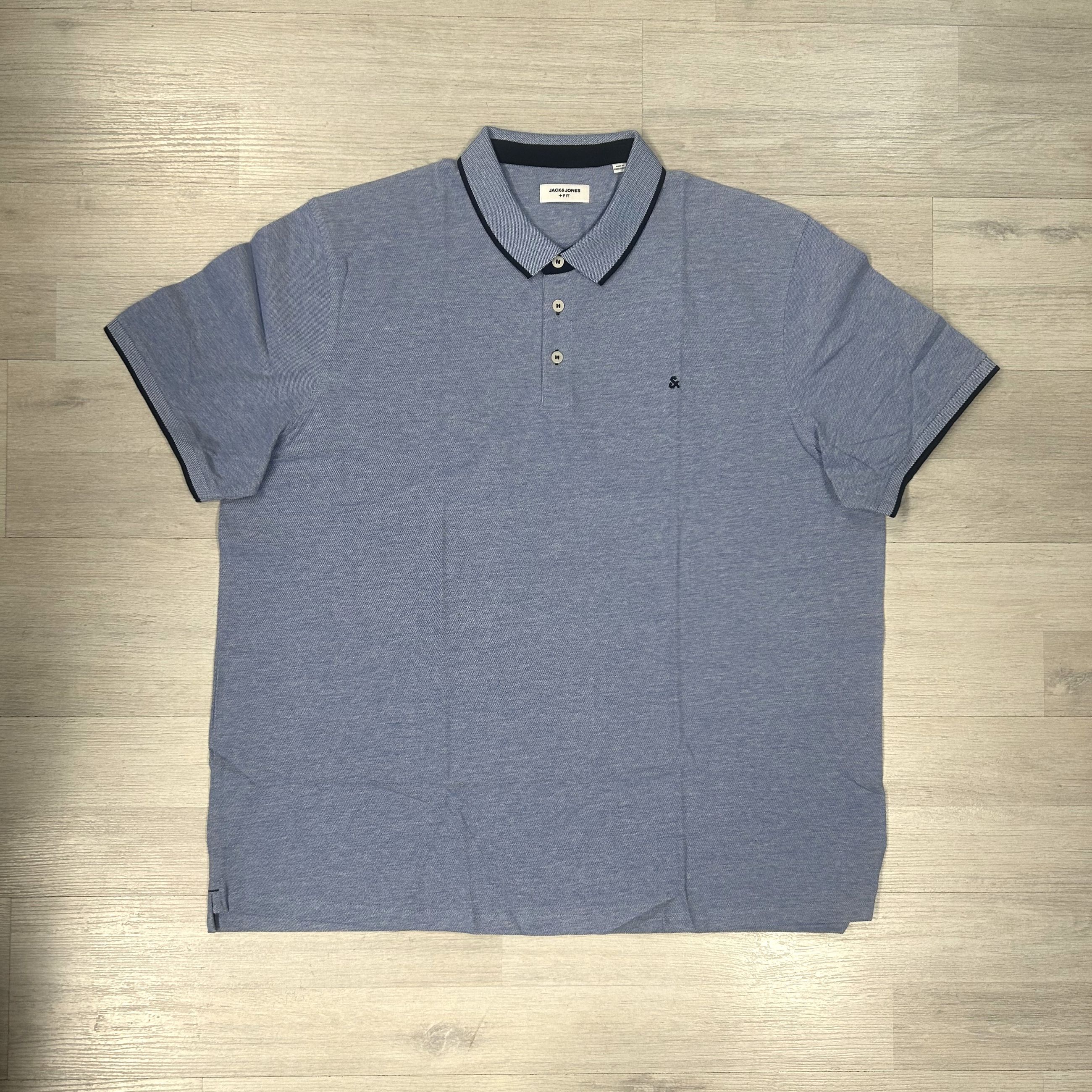 Polo uomo un cotone traspirante - Taglie forti Jack&Jones