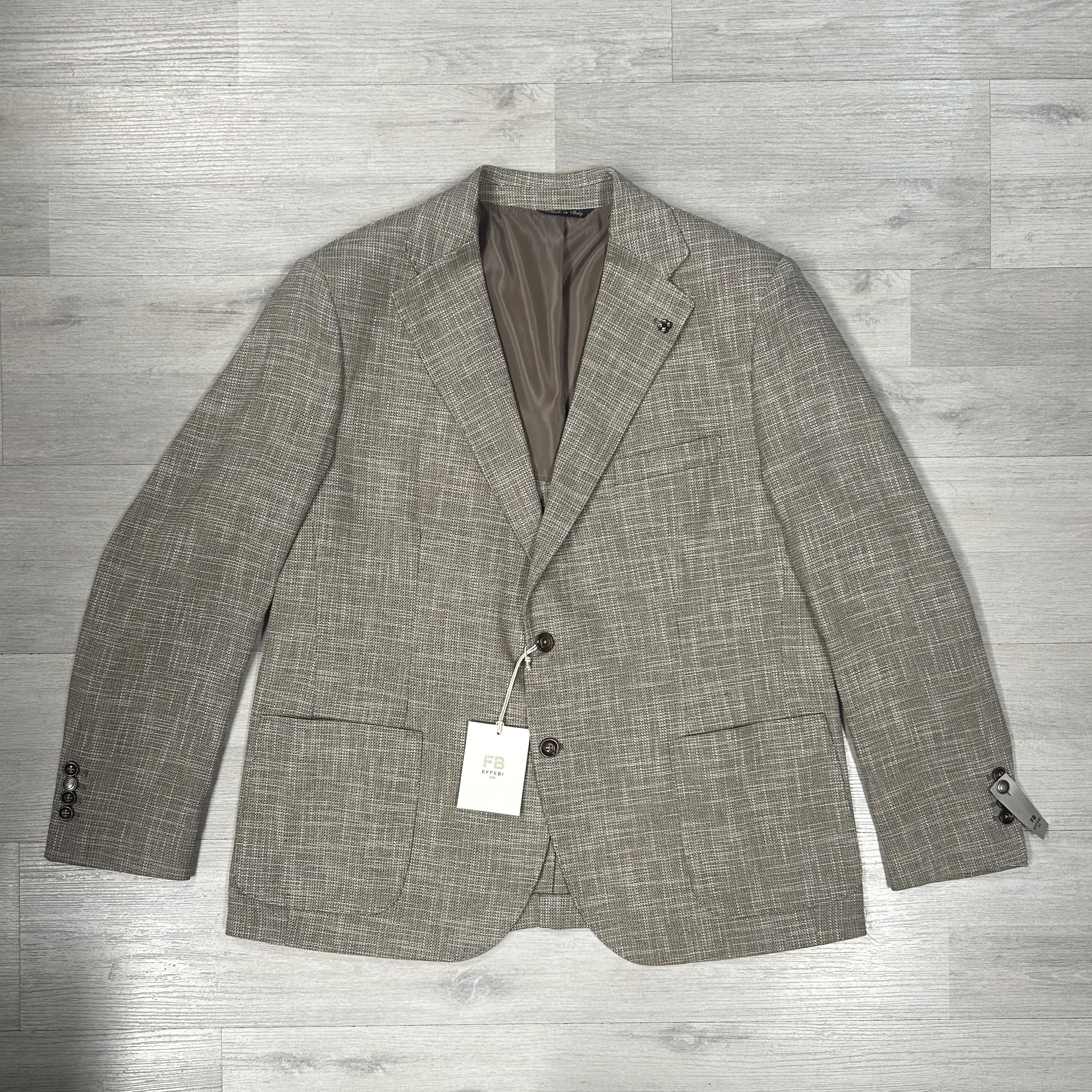 Giacca da uomo firmata FB in cotone traspirante perfetta per look casul eleganti