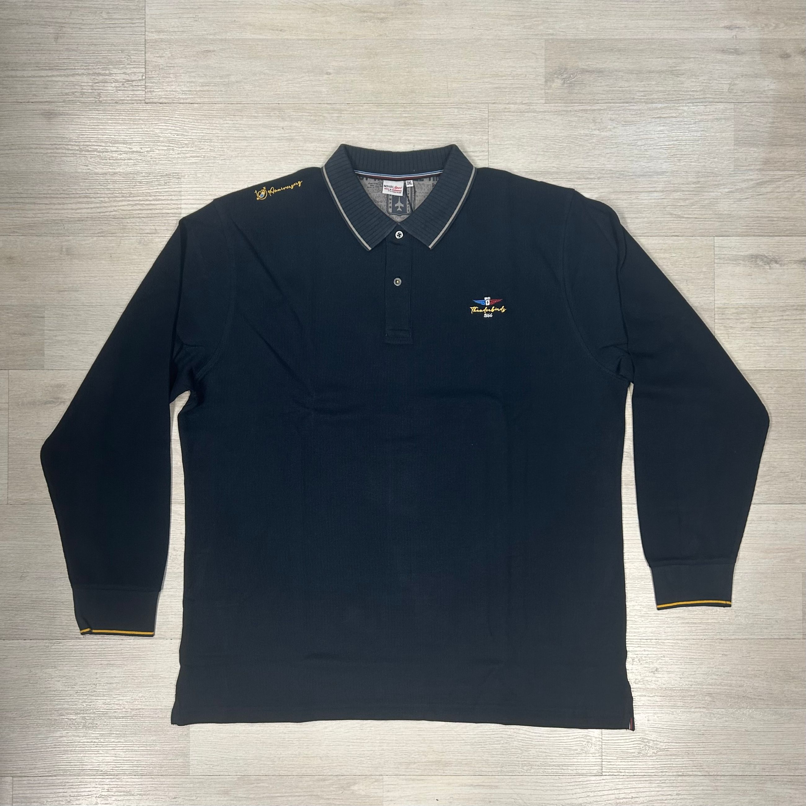Polo manica lunga uomo - Taglie grandi No Way Sport