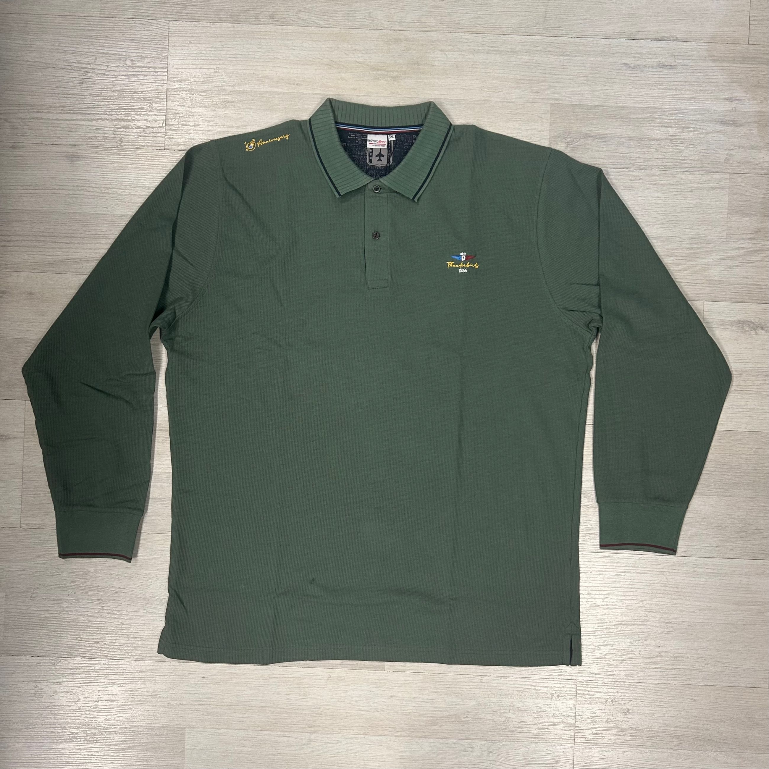 Polo manica lunga uomo - Taglie grandi No Way Sport