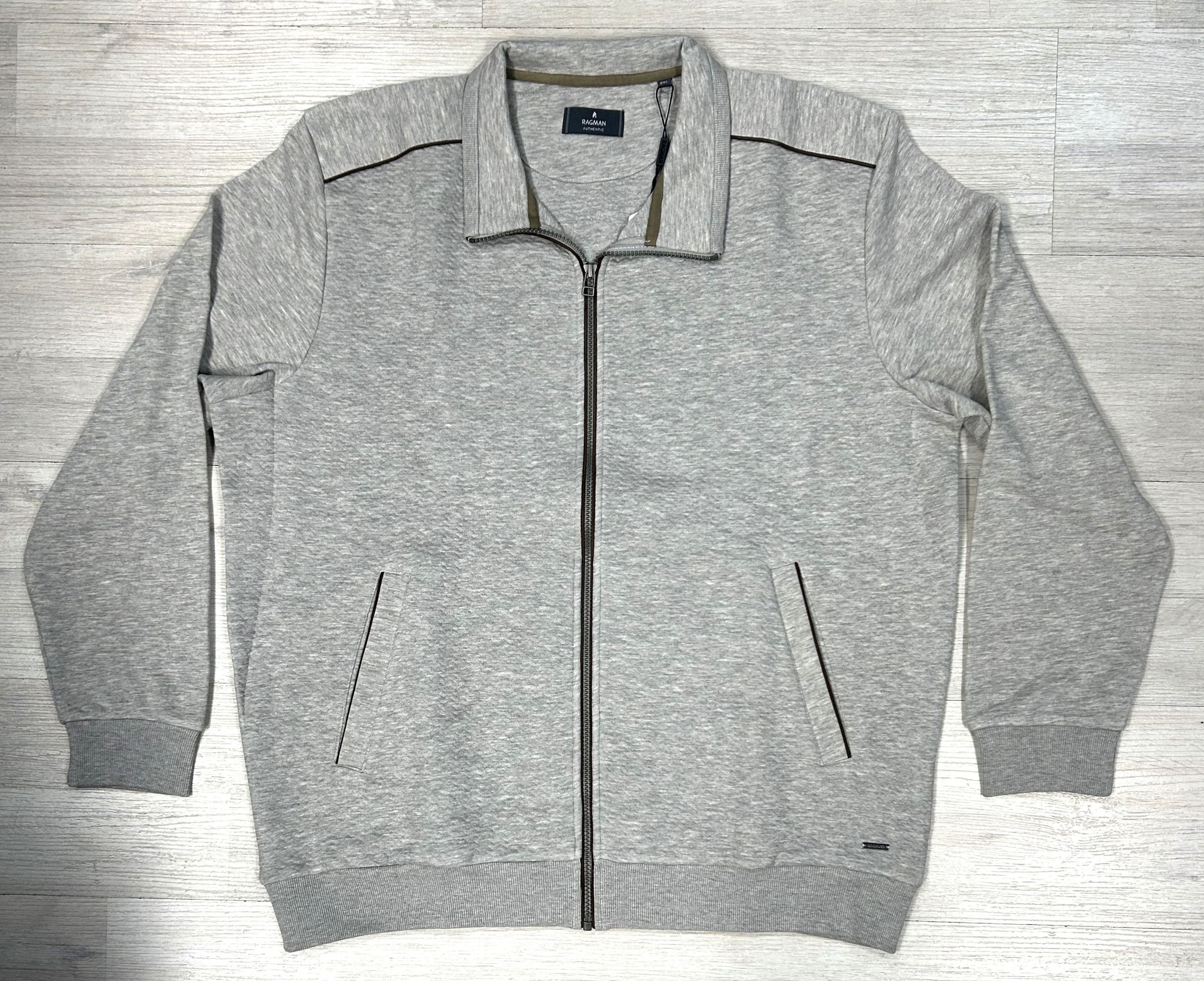 Felpa full zip Ragman articolo 363195